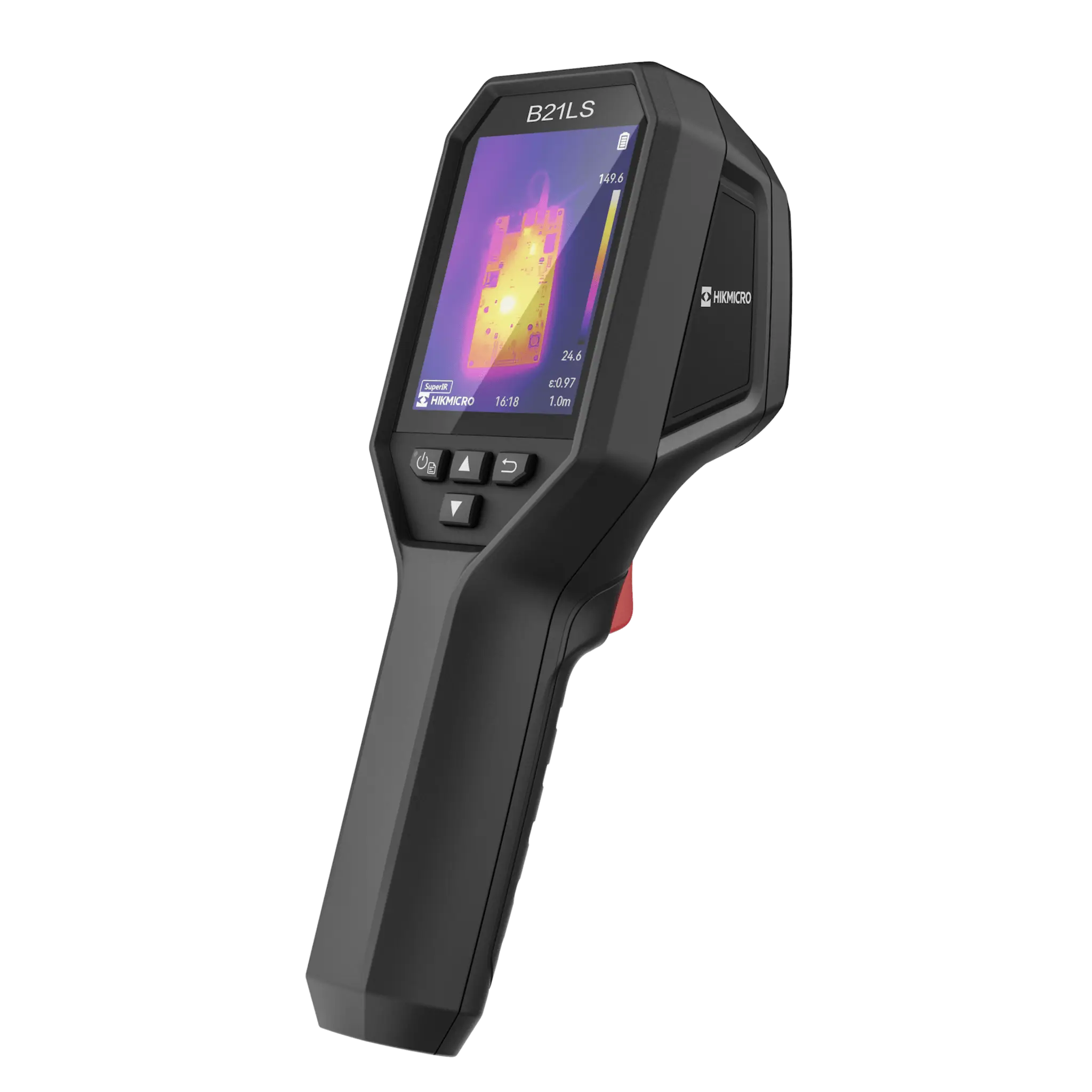 B21LS – Cámara Termográfica Portátil Serie B / Resolución IR 256 x 192 / Rango de -20°C a 550°C / Pantalla LCD 3.2″ / SuperIR / Wi-Fi / Memoria 16GB / BaterÃa 6h