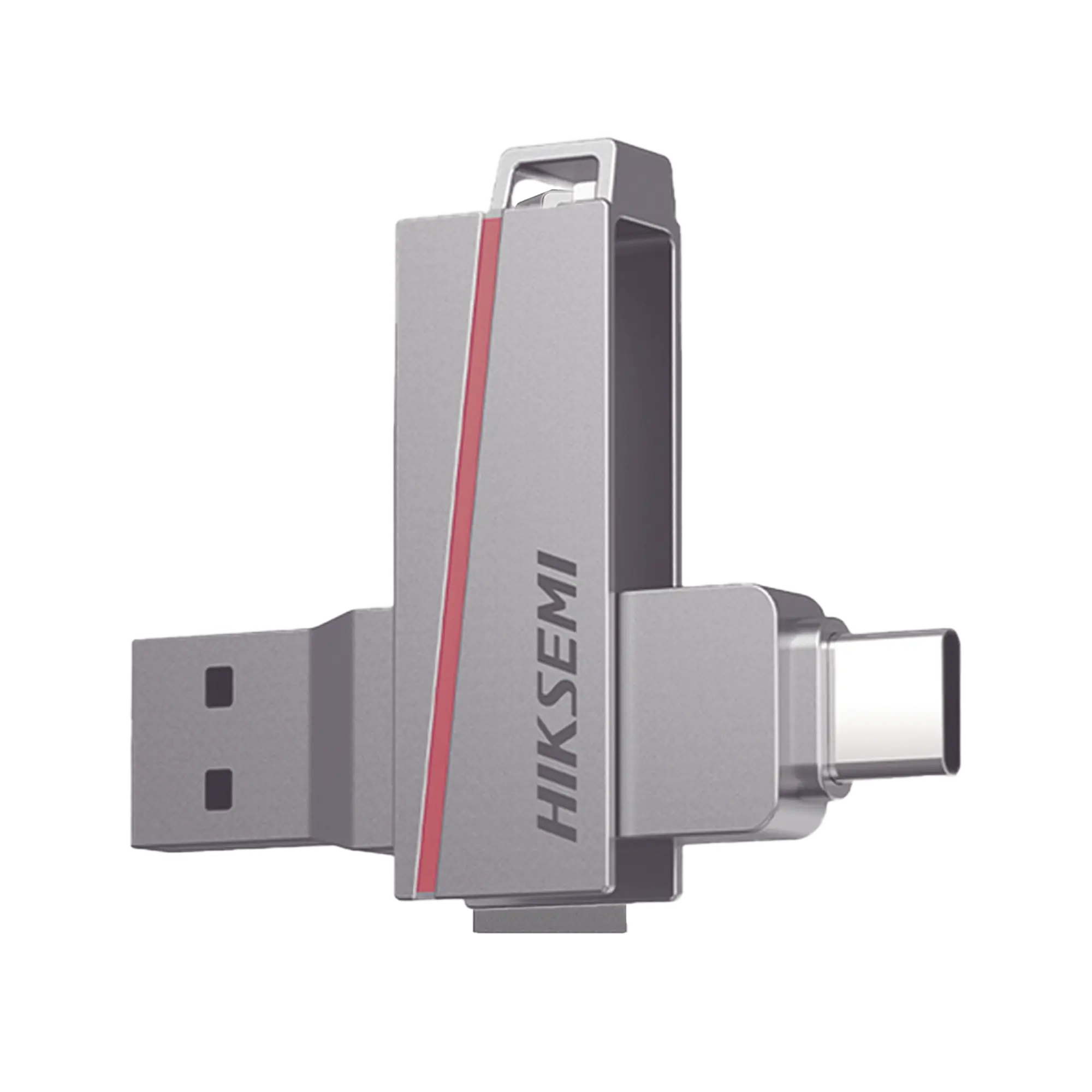 Memoria USB Dual de 256 GB / USB-C y USB-A / Transferencia de Alta Velocidad / Metálica / Compatible con Dispositivos Móviles, Windows, Mac y Linux