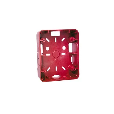 Caja Trasera Resistente a la Intemperie, Roja (para usar con la serie de estrobos HE) (0500-06360) De Hochiki