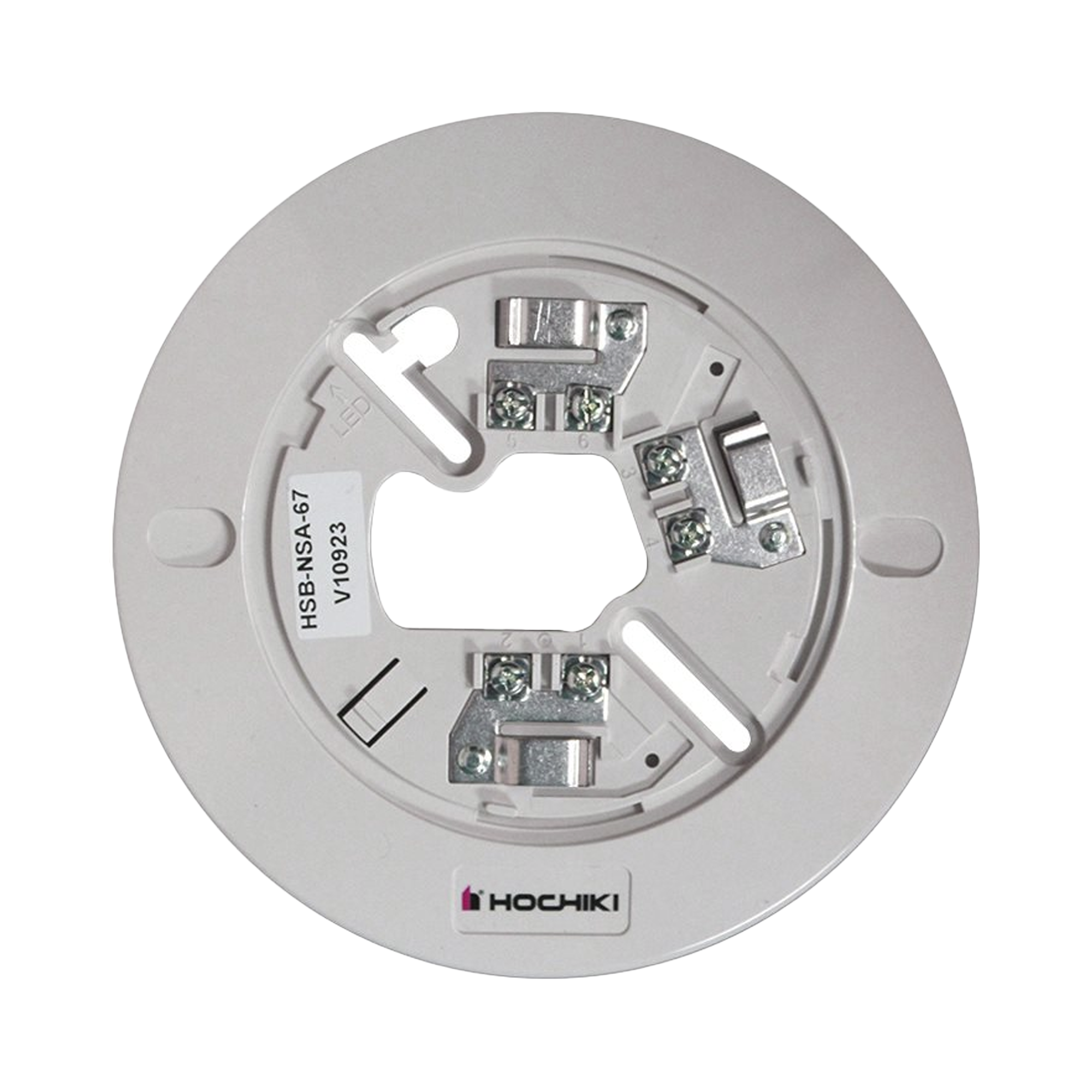 Base De 6″ Color Hueso Para Sensores Análogos Direccionales Hochiki (0300-06820) 7TH Edición UL268