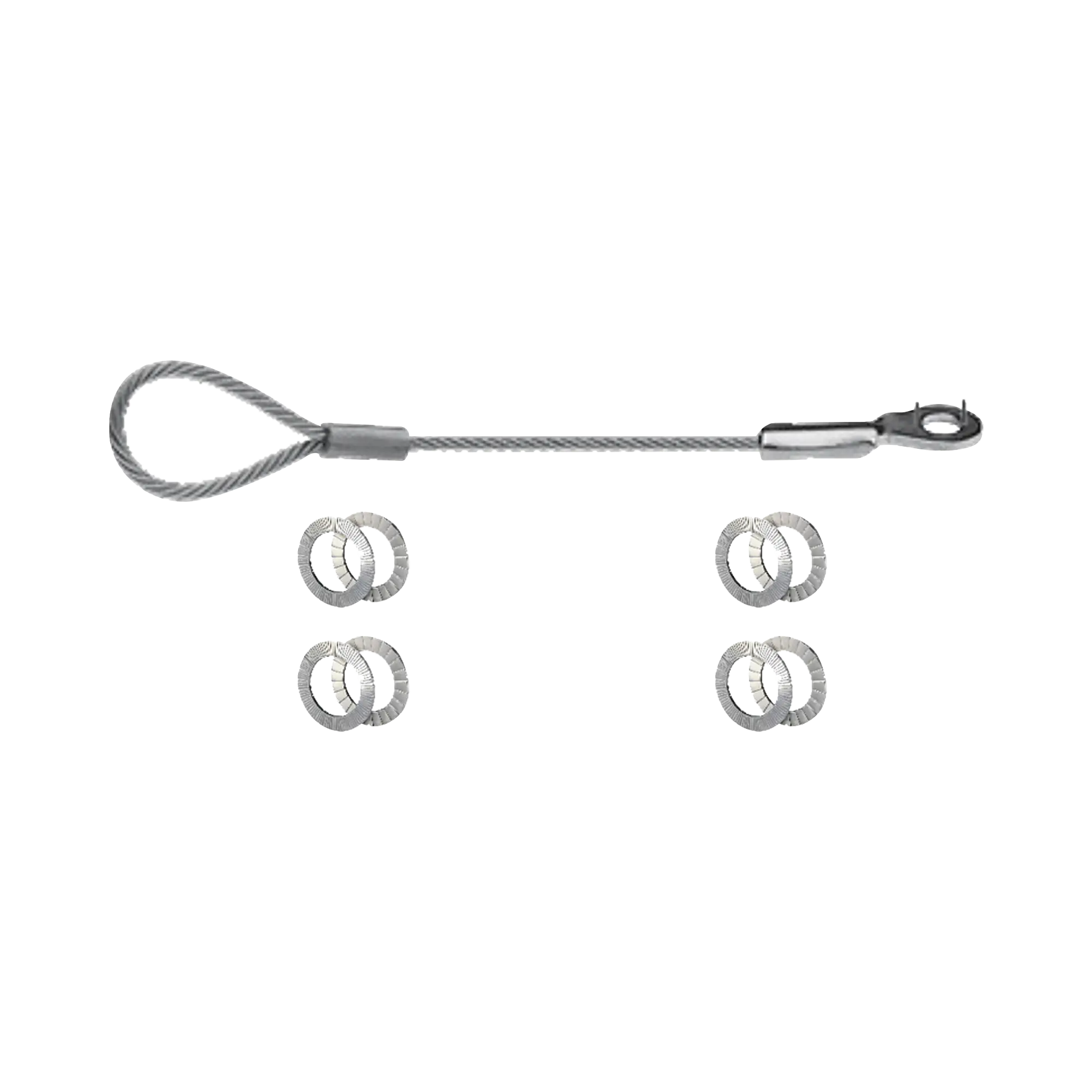 Kit de cable de proteccion anticaida para camaras antiexplosion wisenet