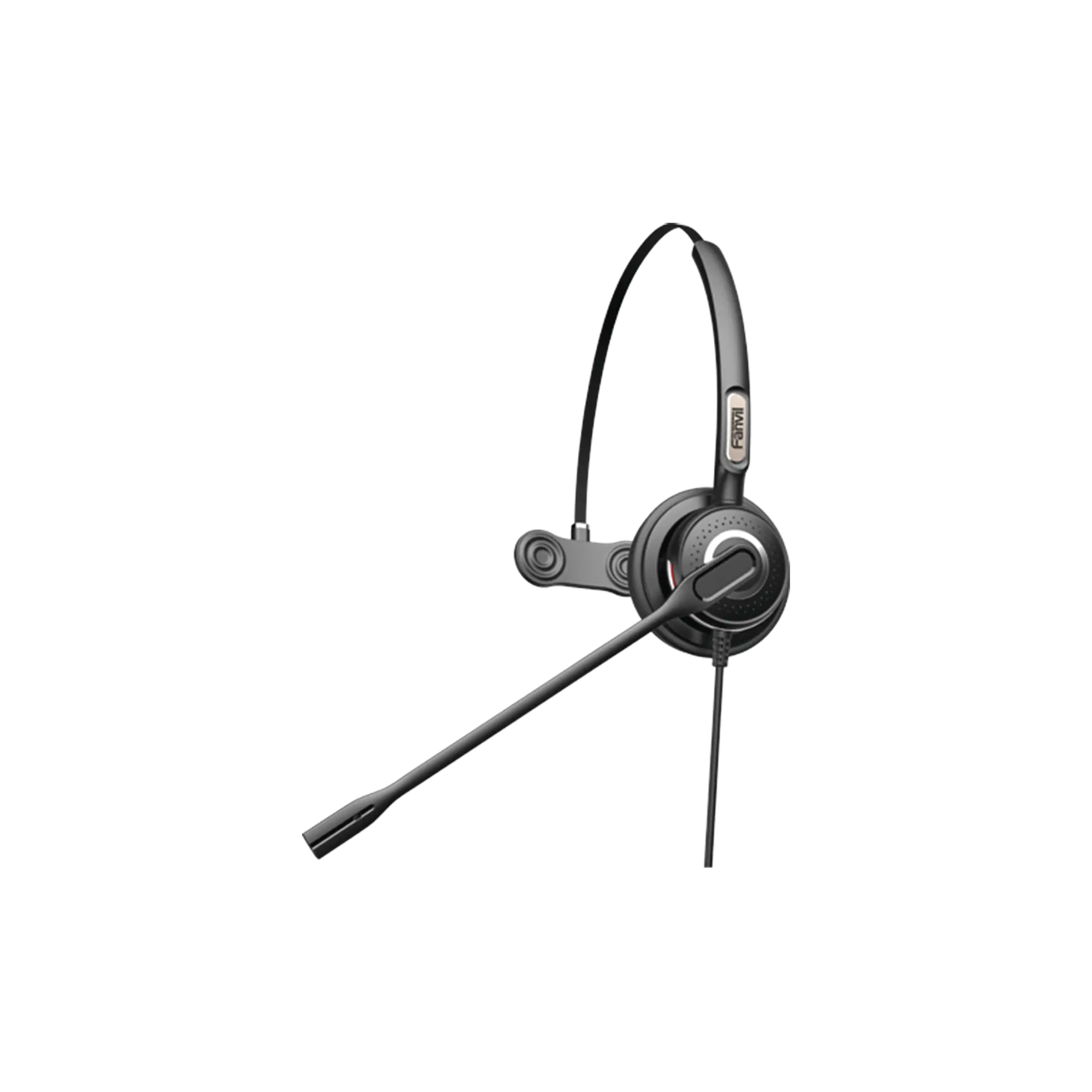 Diadema monoaural con tecnología antishock para teléfonos IP FANVIL y Polycom con micrófono de cancelación de ruido, larga durabilidad