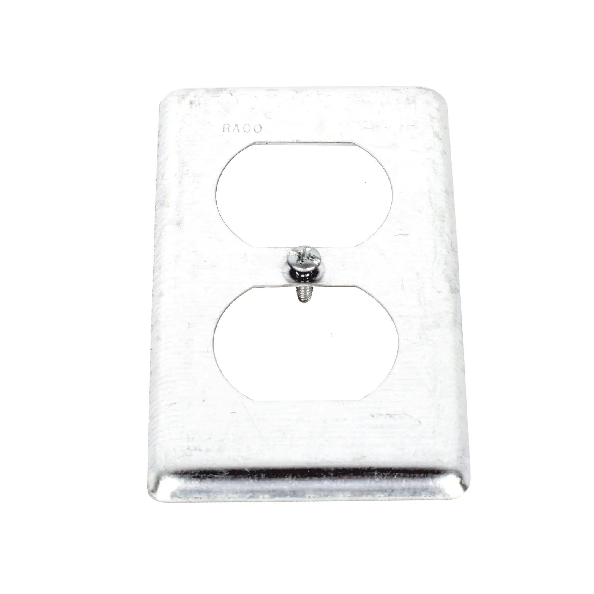 Tapa Metálica 4″X2″/ Para tomacorriente Duplex.