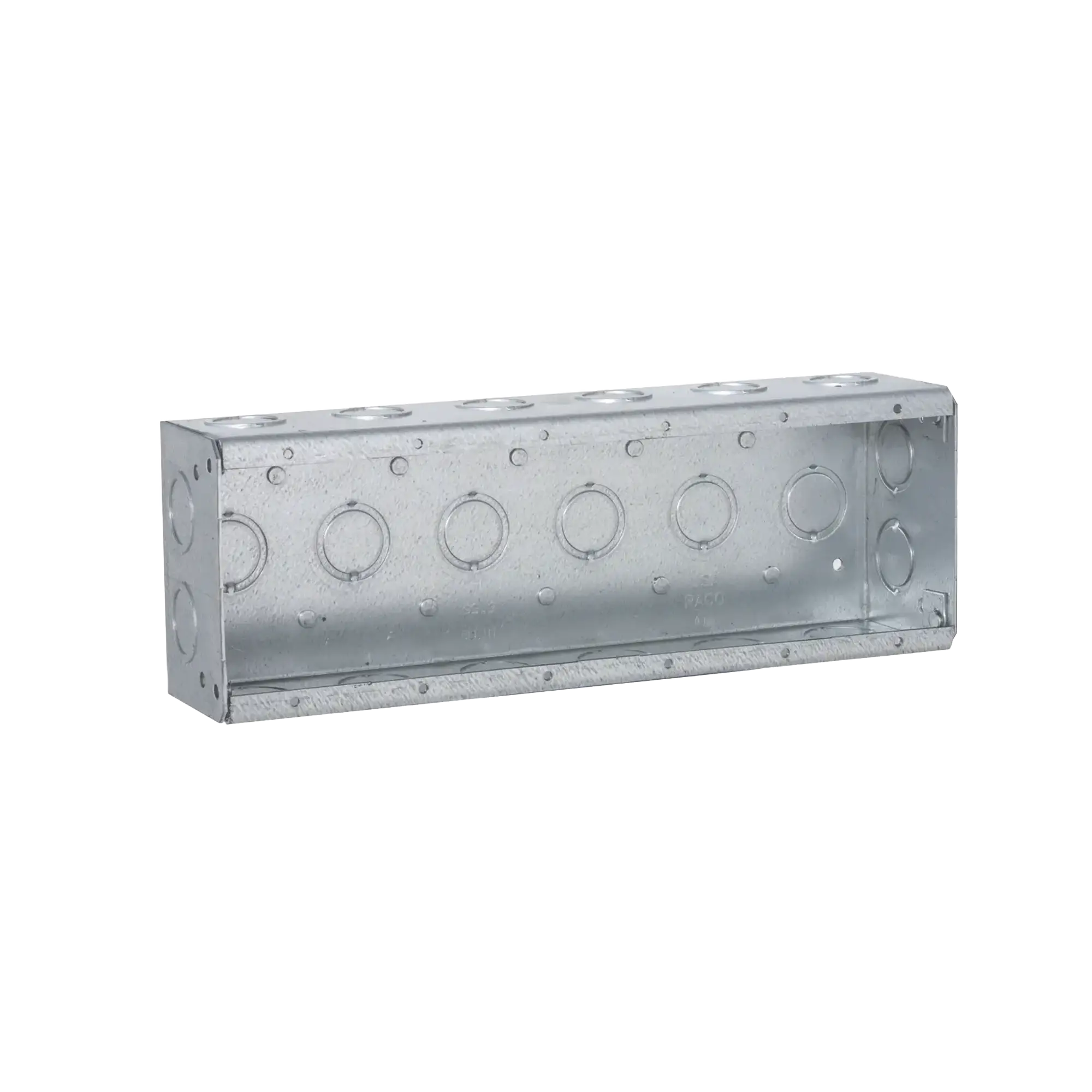 Caja de 6 Gang/Profundidad 2 1/2"/28 Entradas 1/2"-3/4".