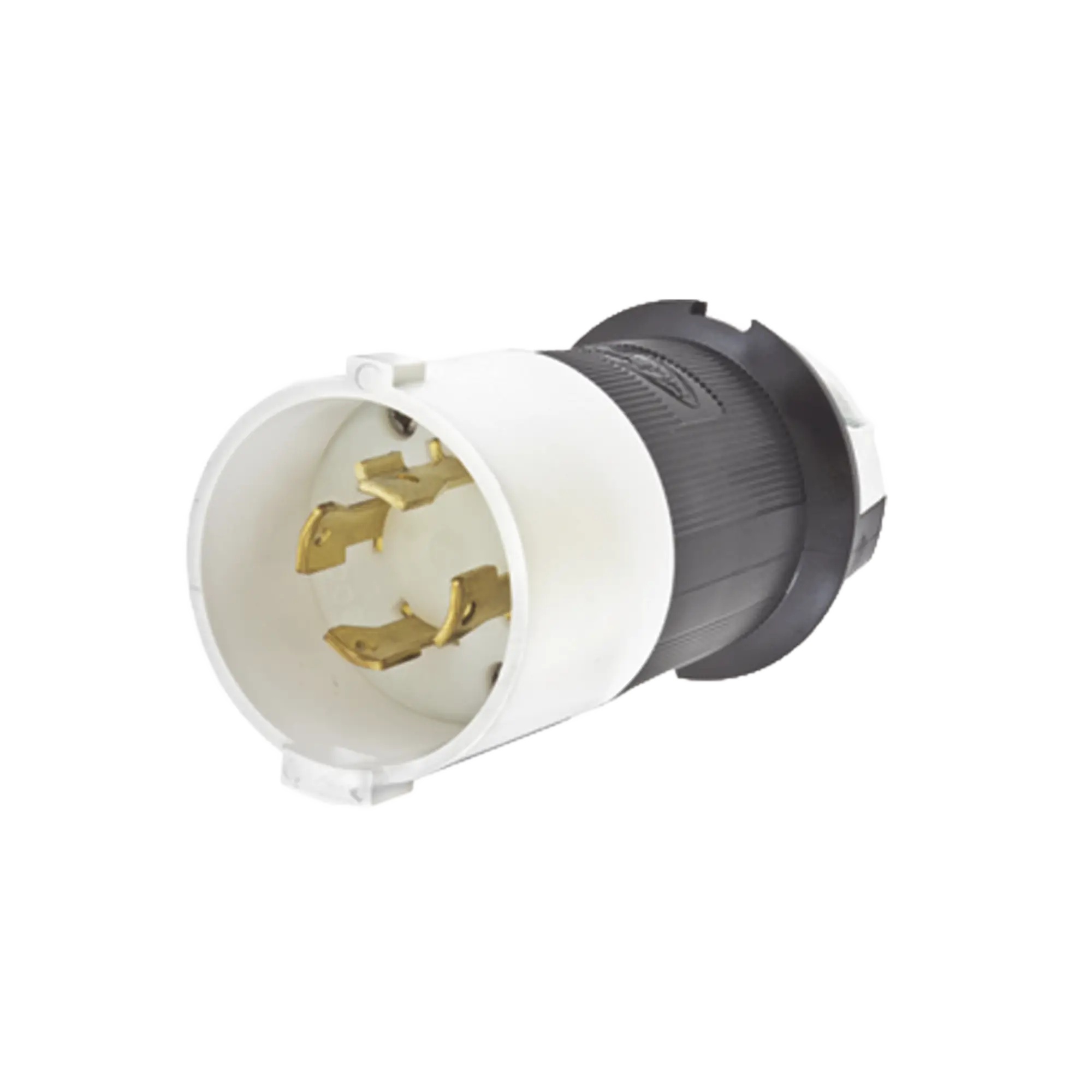 Clavija con Bloqueo de Media Vuelta Industrial 30 A 600 V CA / 3 Polos 4 Hilos / Nema L17-30P.