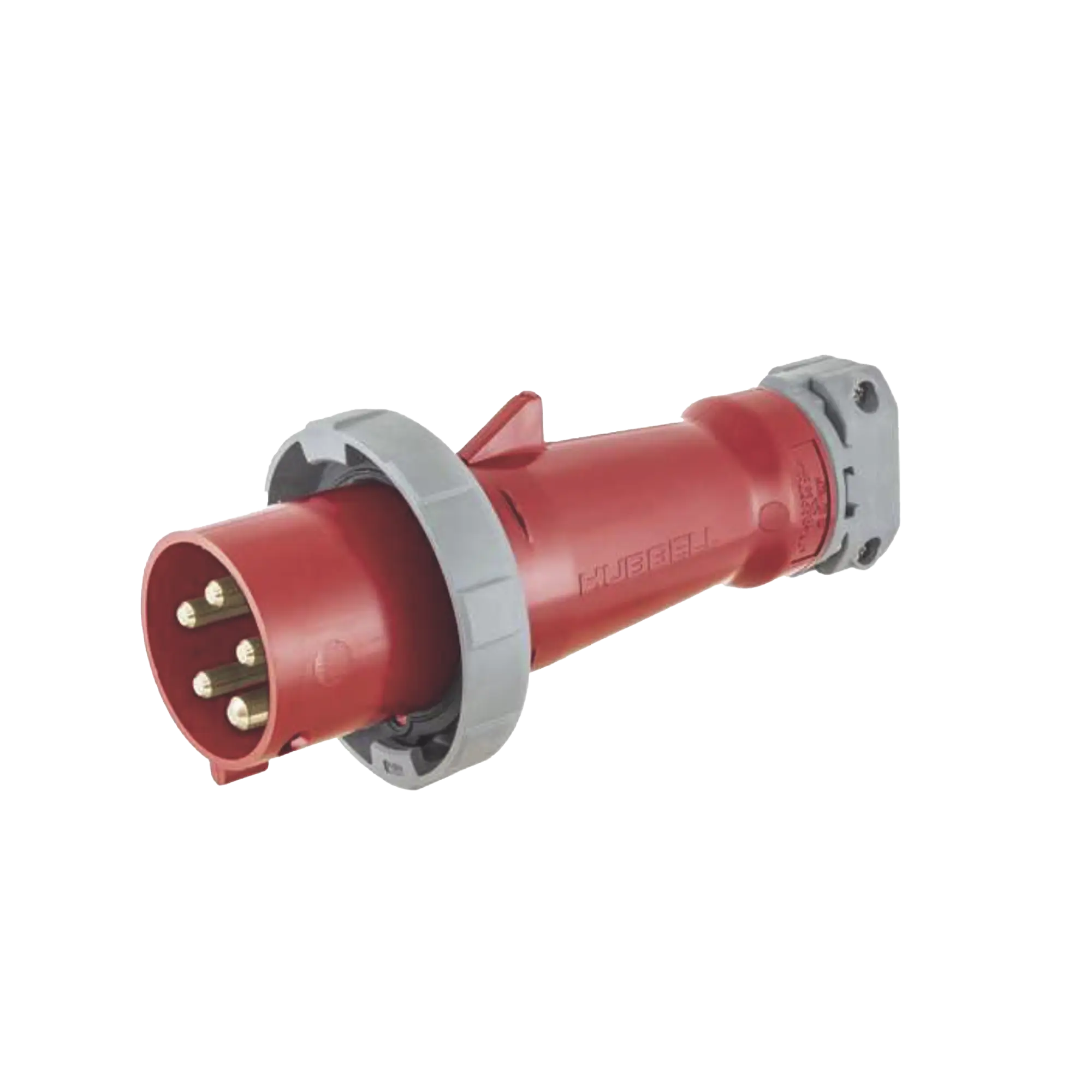 Clavija industrial de 30/32 A / 200/346 – 240/415 V – 220/380 – 240/415 V CA / 4 Polos 5 Hilos / IP69 y 4X.