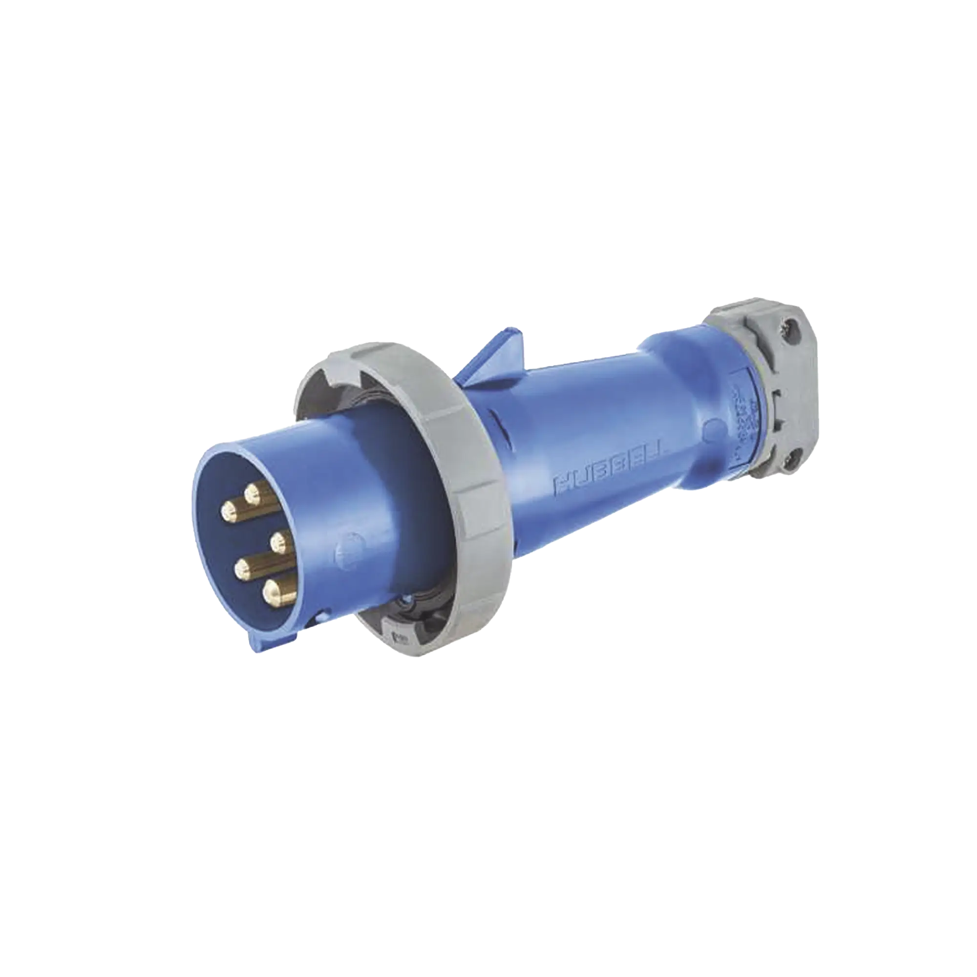 Clavija industrial de 30 A / 120/208 V CA / 4 Polos 5 Hilos / IP67.