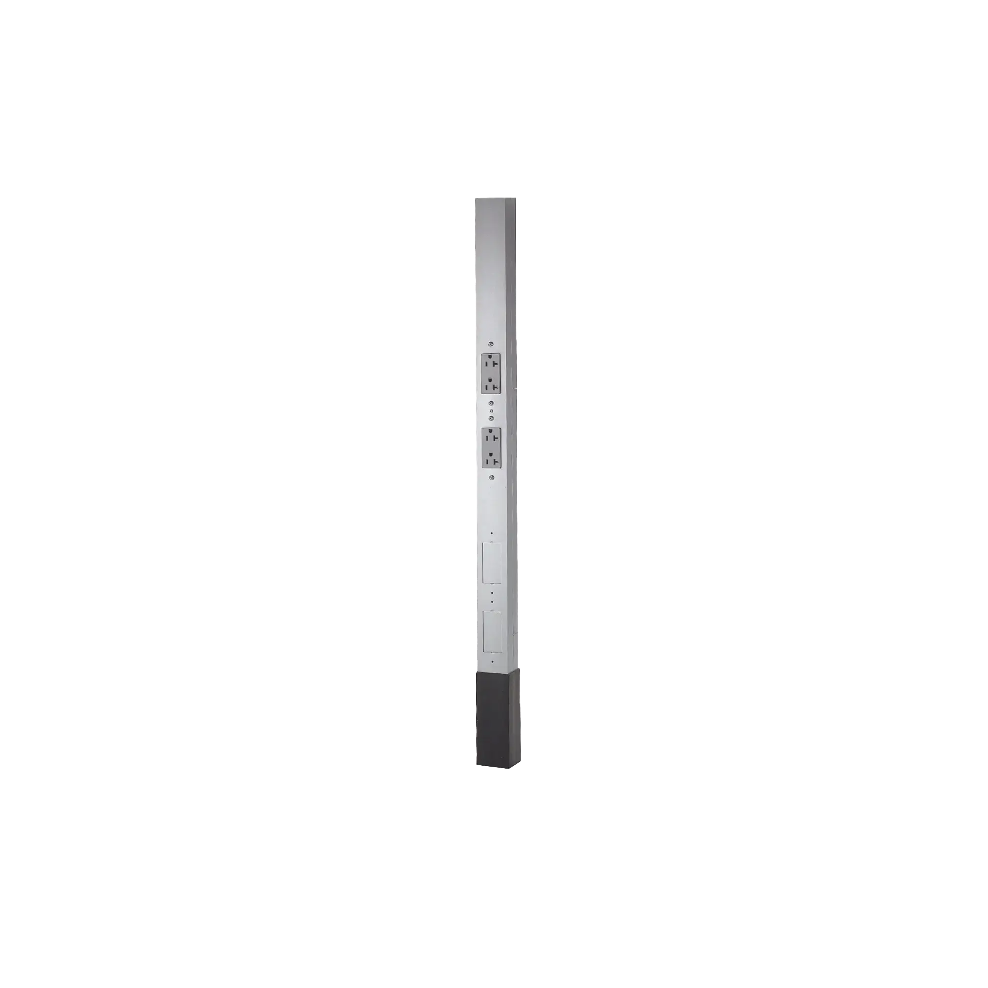 Poste de Servicio Aluminio de 10 ft 2″ / Blanco con 4 Oficios.