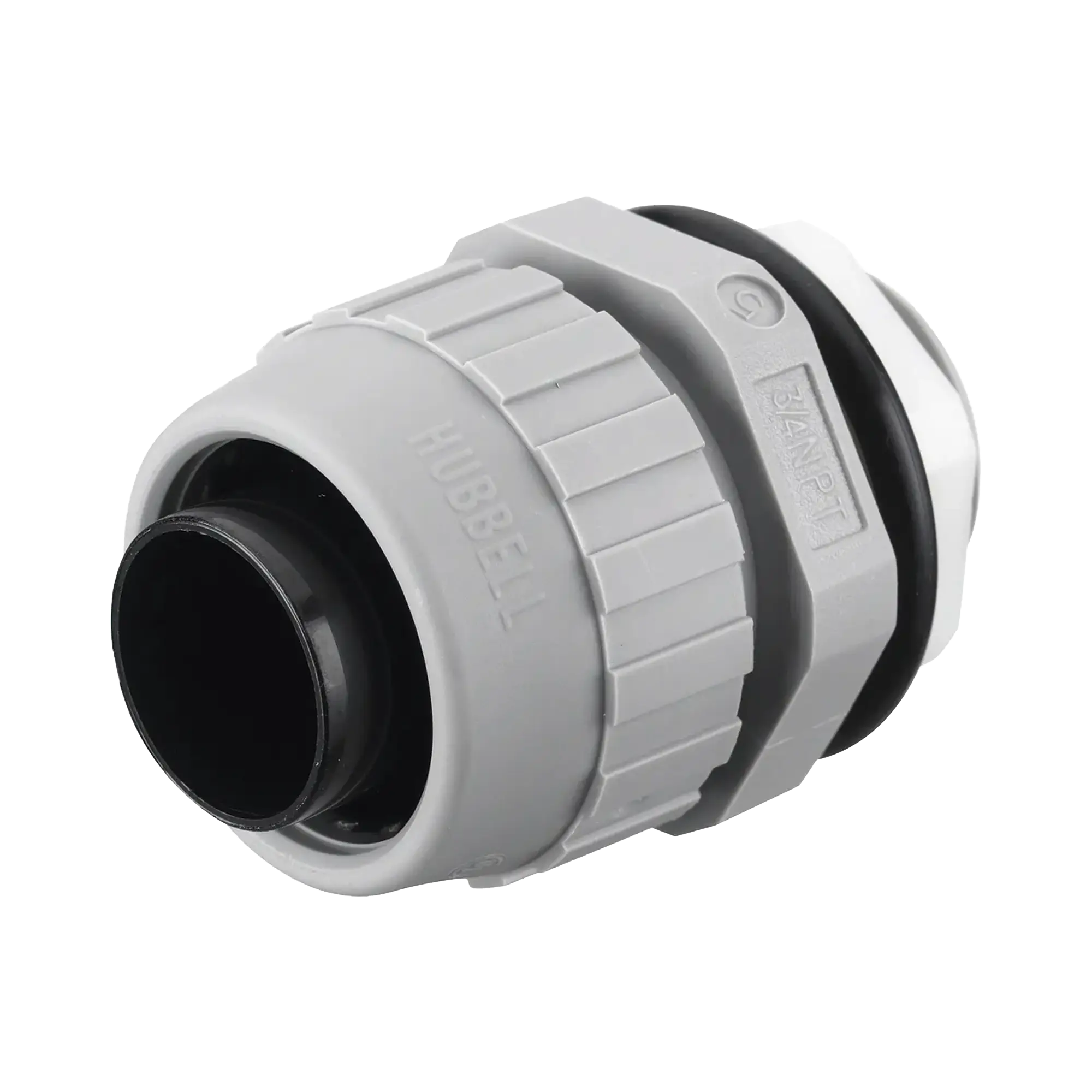 Conector Recto de Nylon de 3/4″ para Tubería Liquidtight Polytuff.