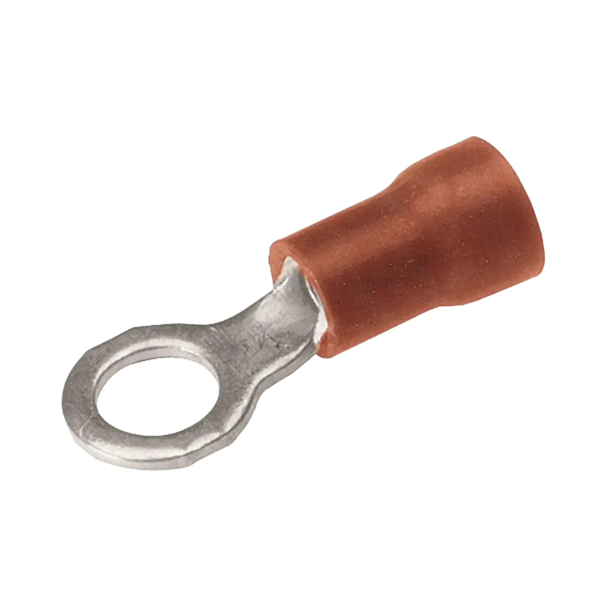Zapata Terminal de Ojillo  para Tornillo 1/8 in (3 mm) calibre 22-16 AWG con aislamiento de vinilo.