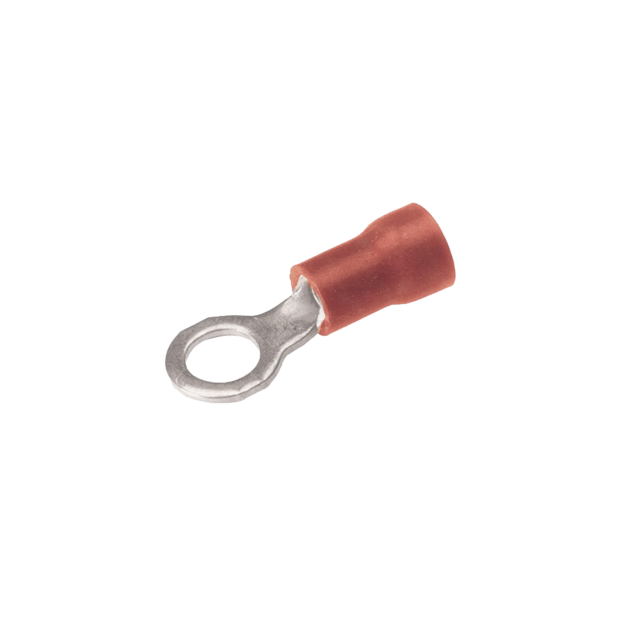 Zapata Terminal de Ojillo  para Tornillo 3/8 in (10 mm) calibre 22-16 AWG con aislamiento de vinilo.