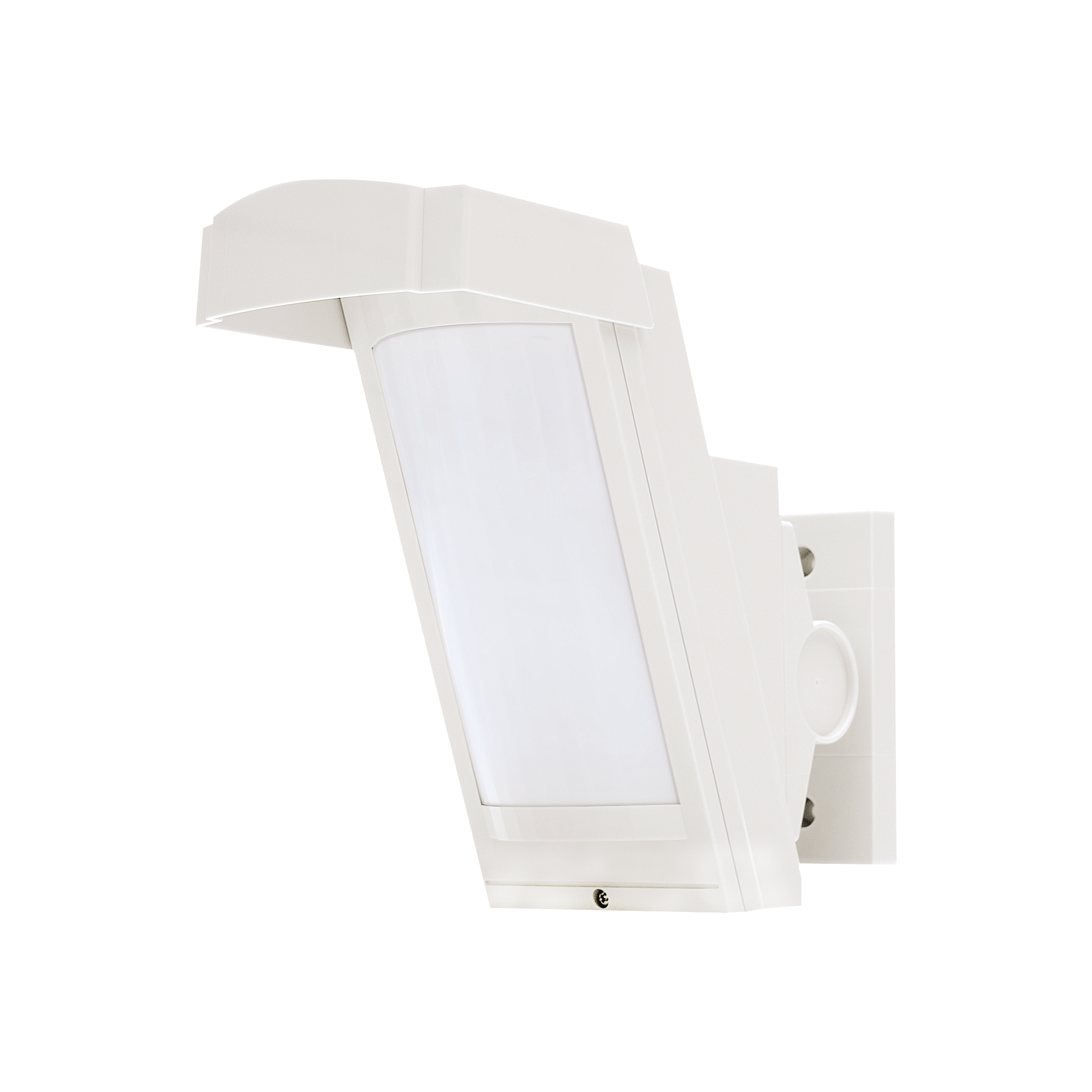 Detector de Movimiento PIR Antimascara / 100% Exterior / Inalambrico (Alimentación) / Hasta 12 metros a 85°; de cobertura/ Instalación a 3 metros / Compatible con cualquier panel de alarma