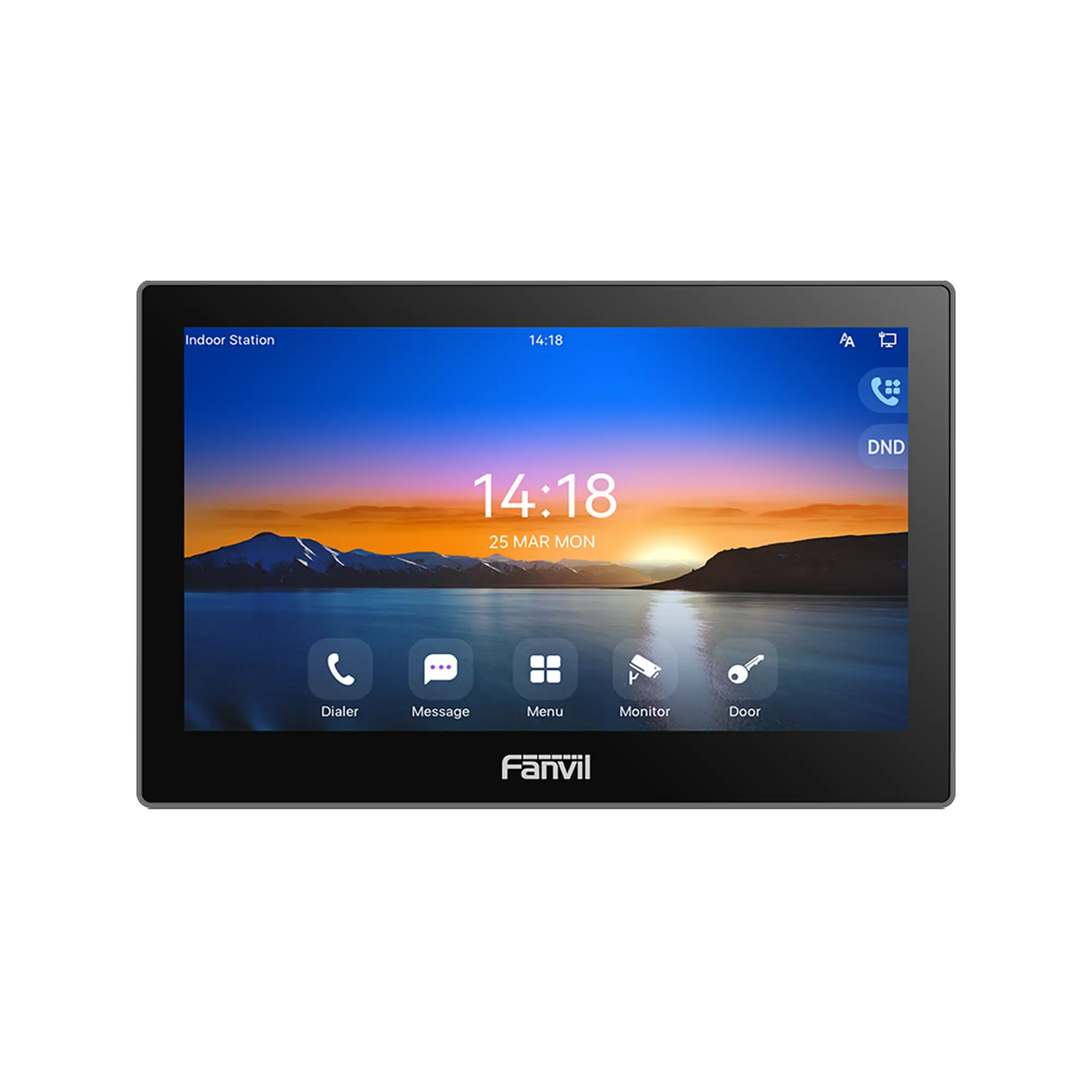 Monitor Audio/Video IP/SIP para interior, Wi-Fi, pantalla táctil de 7″, Apertura remota