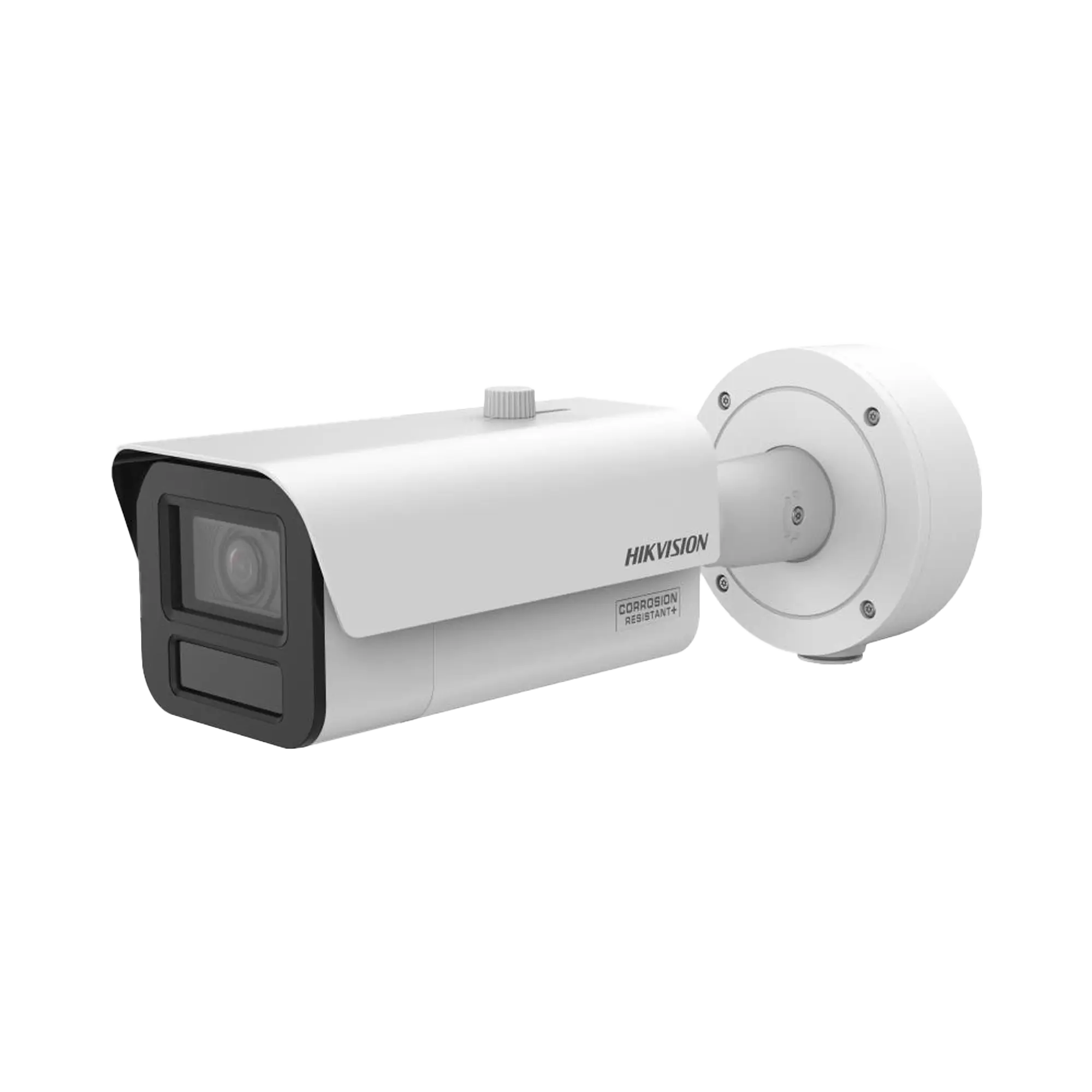 Bala IP 4 Megapixel / Lente Mot. 2.8 – 12 mm / 60 mts IR EXIR / 2 Analiticos Simultaneos / DeepinView / SSD Integrado 1 TB / IP67 / IK10 / H.265+ / WDR 150 dB / Captura Facial / Búsqueda por Atributos / Micro SD