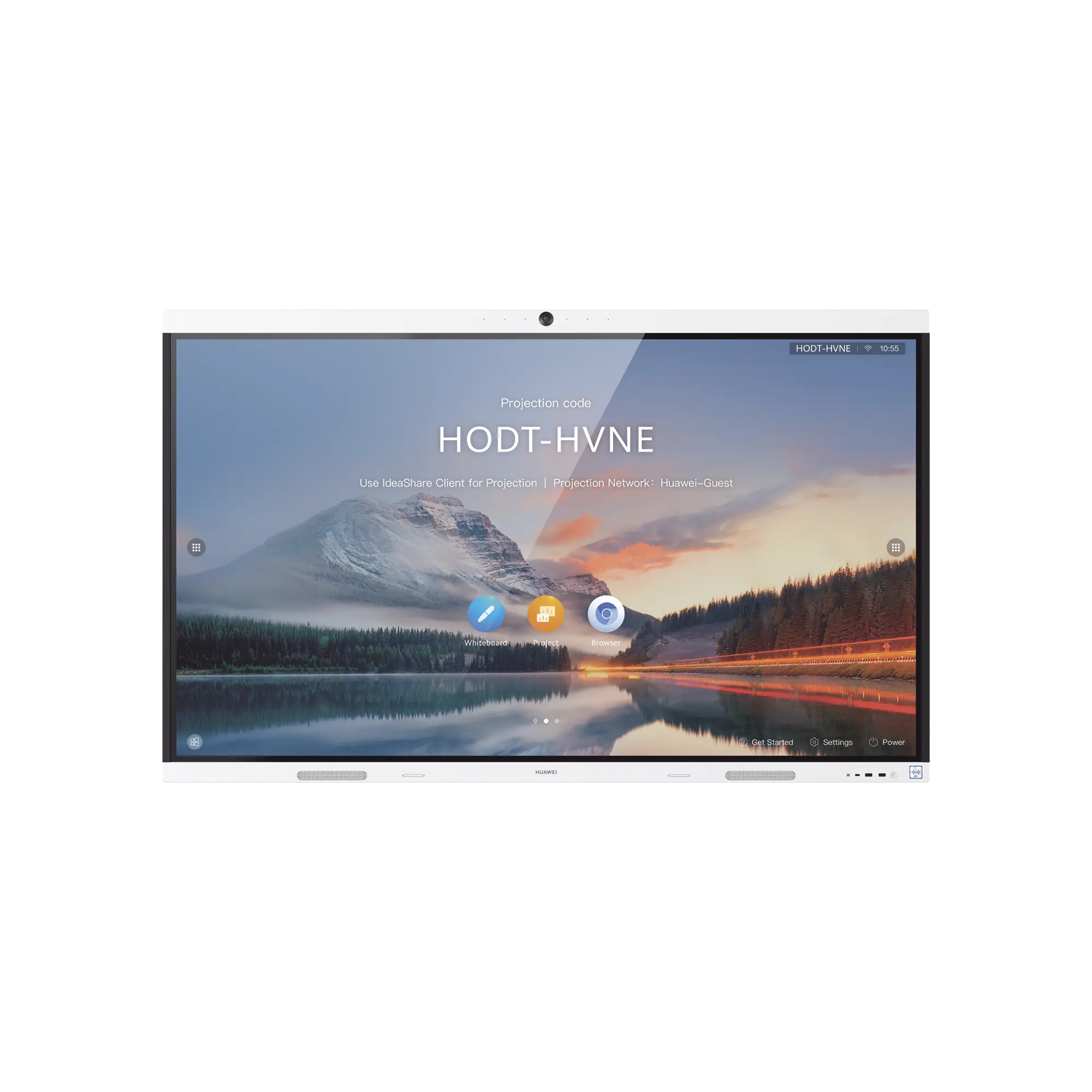 HUAWEI IdeaHub B2, Pantalla interactiva para Colaboración Inteligente, 75″, 4K UHD, Android 9, Wi-Fi, blanco Jade.