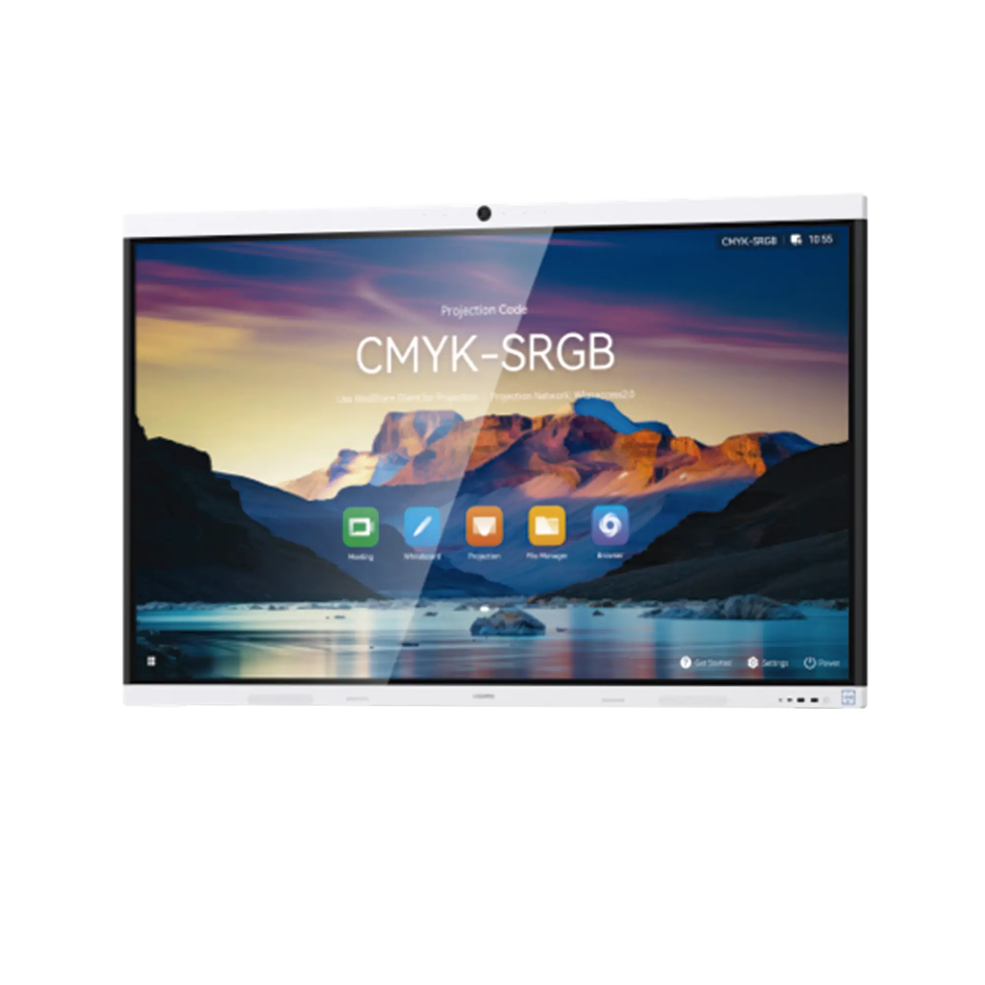 HUAWEI IdeaHub B3, Pantalla interactiva para Colaboración Inteligente, 86", 4K UHD, Harmony, Wi-Fi 6, Seguimiento de Voz, BYOM, Administración desde la Nube Gratis, blanco Jade