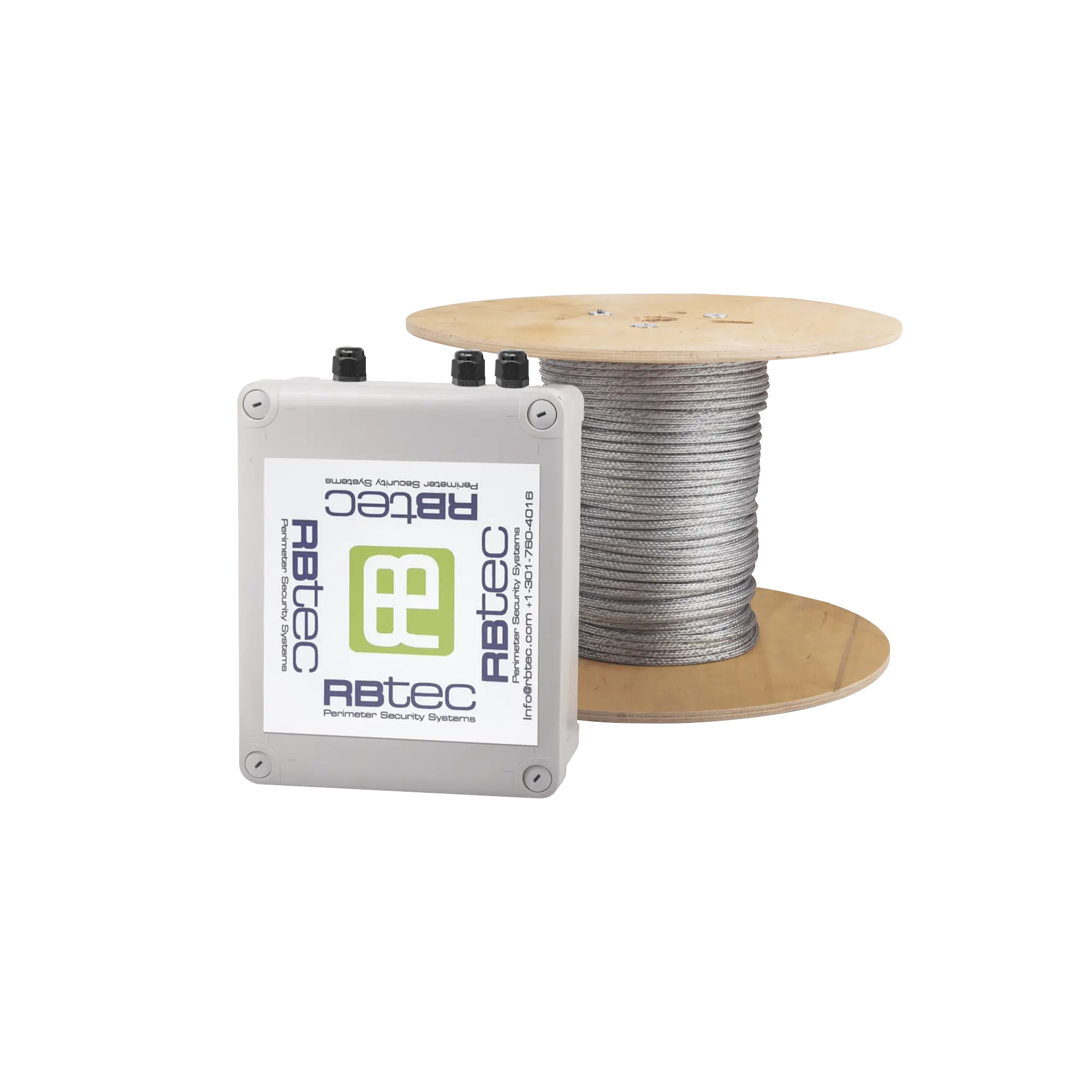 Kit de Cable Sensor Para Cercas Ciclónicas IRONCLAD / 75 METROS / 1 ZONA / Sin Falsas Alarmas por Viento / TODO Incluido/TARJETA LPU400/ Calibración por Software