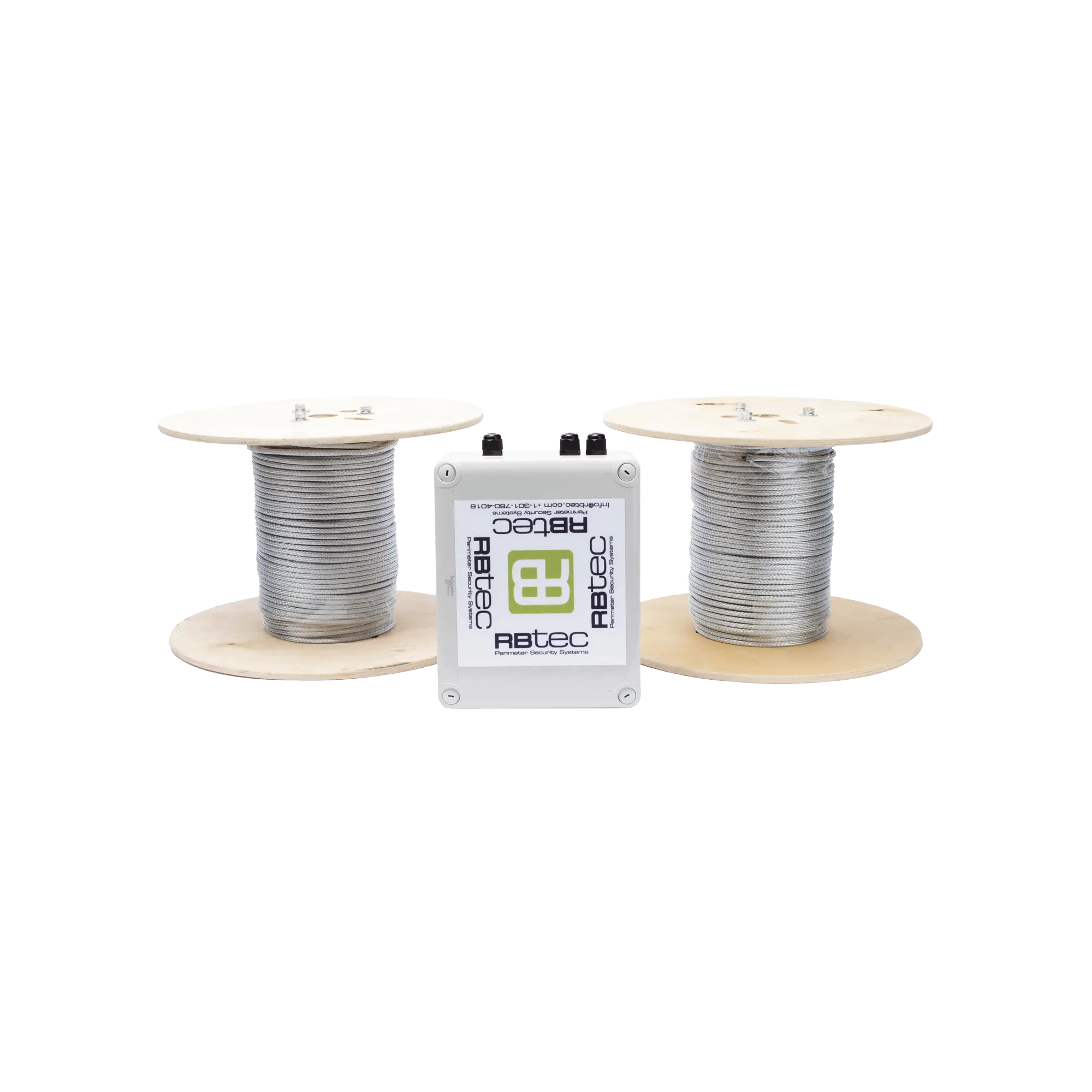 Kit de Cable Sensor Para Cerca Ciclonica IRONCLAD / 150 METROS / 2 ZONAS; 75 METROS POR ZONA / Sin Falsas Alarmas por Viento / TODO Incluido/TARJETA LPU400/ Calibración por Software