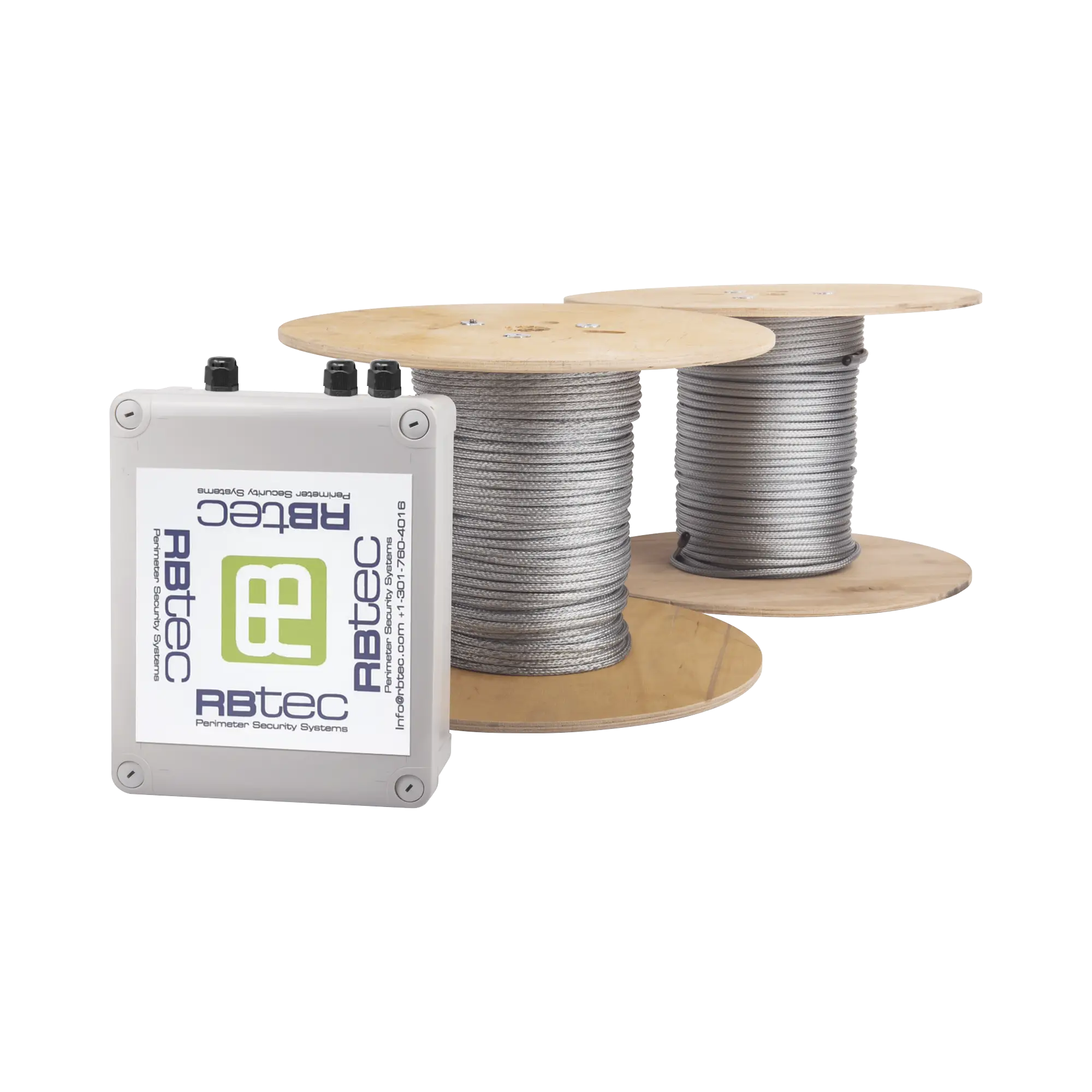 Kit de Cable Sensor Perimetral Para Cercas Ciclonicas IRONCLAD/ 305 METROS / 2 ZONAS; 152 METROS POR ZONA / Sin Falsas Alarmas por Viento / TODO Incluido