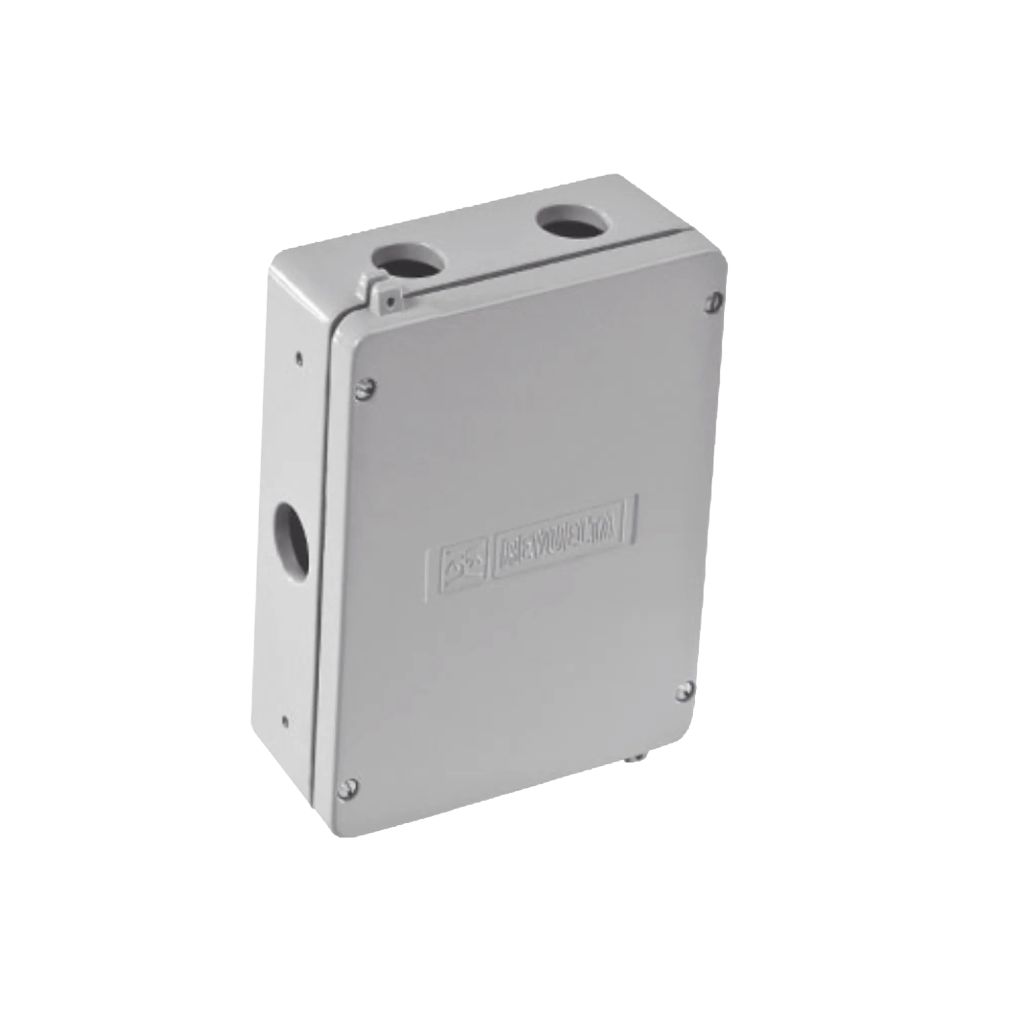 Caja de Unión de Aluminio con 5 salidas de 1/2″ / 2 Izq _ 2 Der_ 1 Abajo.