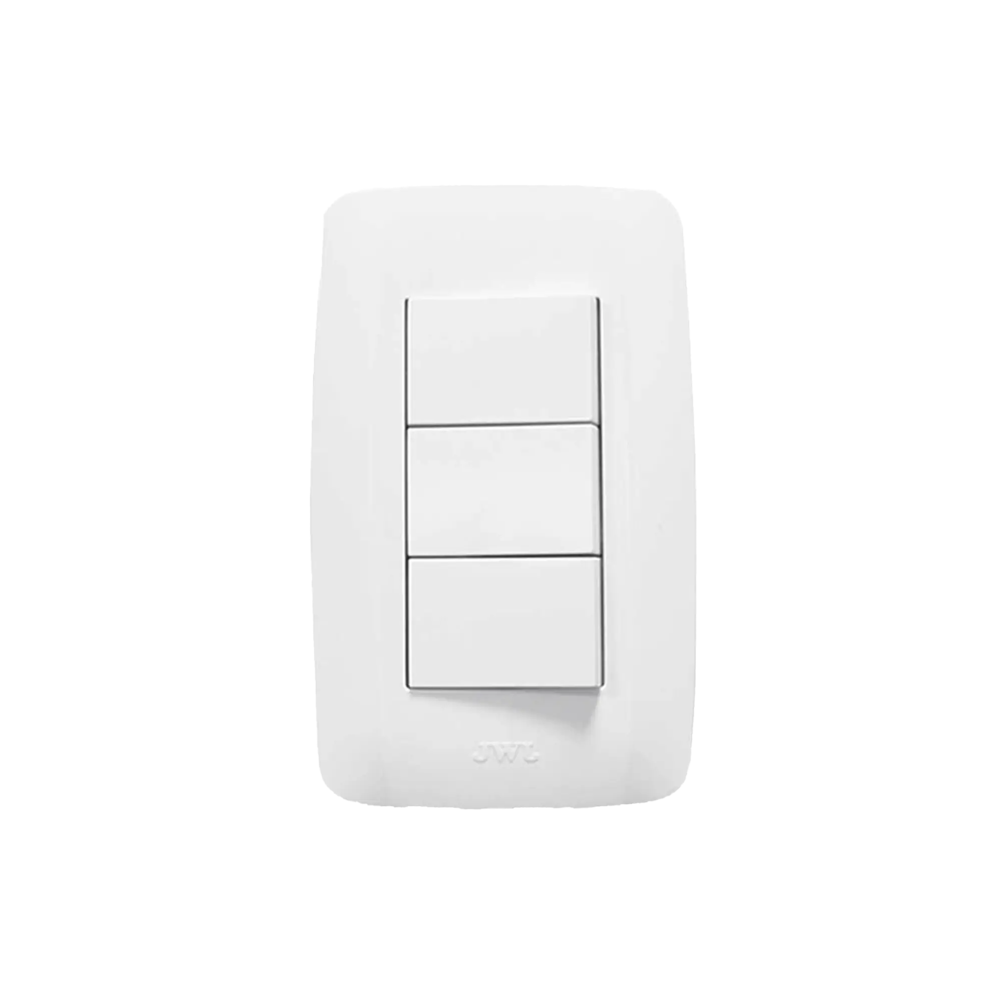 Apagador Escalera Triple de 127 V~60 Hz 10 A/ Color Blanco.