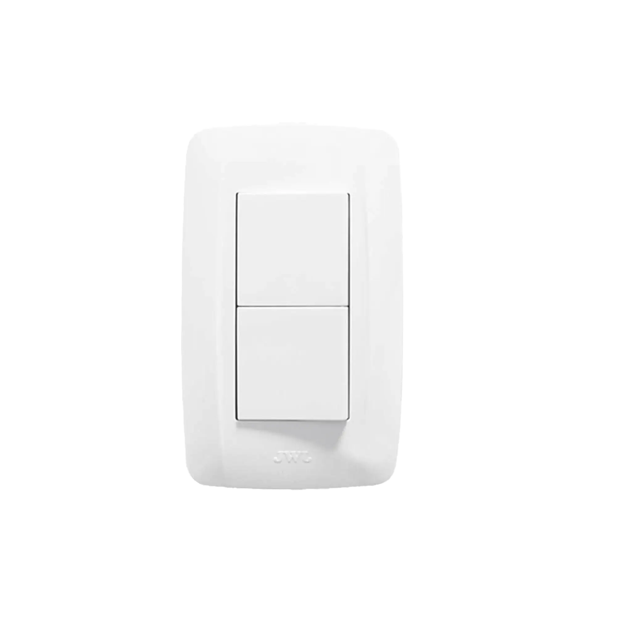 Apagador Dúplex de 10 A/ 127 V CA ~ 60 Hz / 1 1/2 Módulos / Color Blanco.