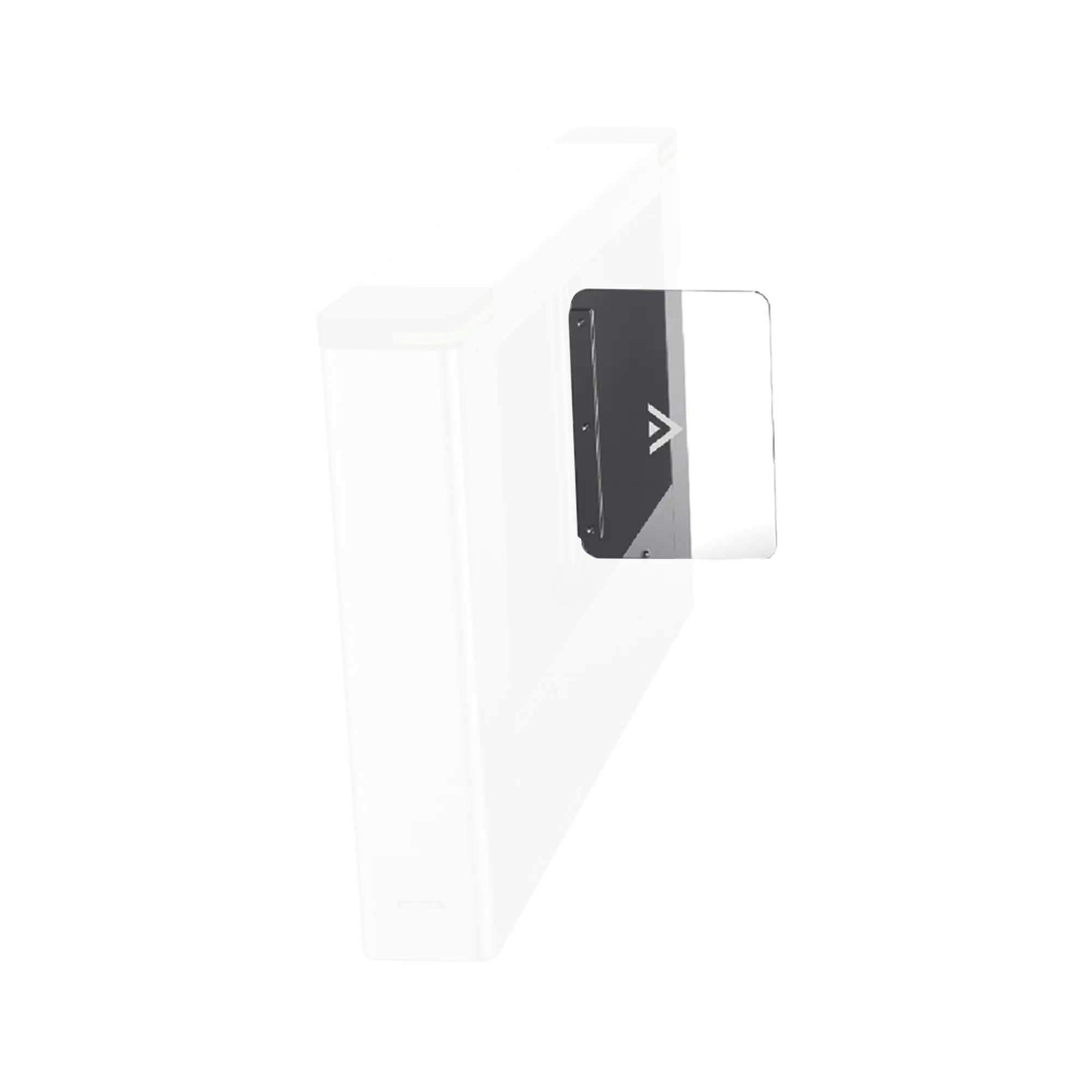 Aleta de Acrílico para formar  carriles de 90 cms en torniquetes Hikvision Series DS-K3B501 y DS-K3B601