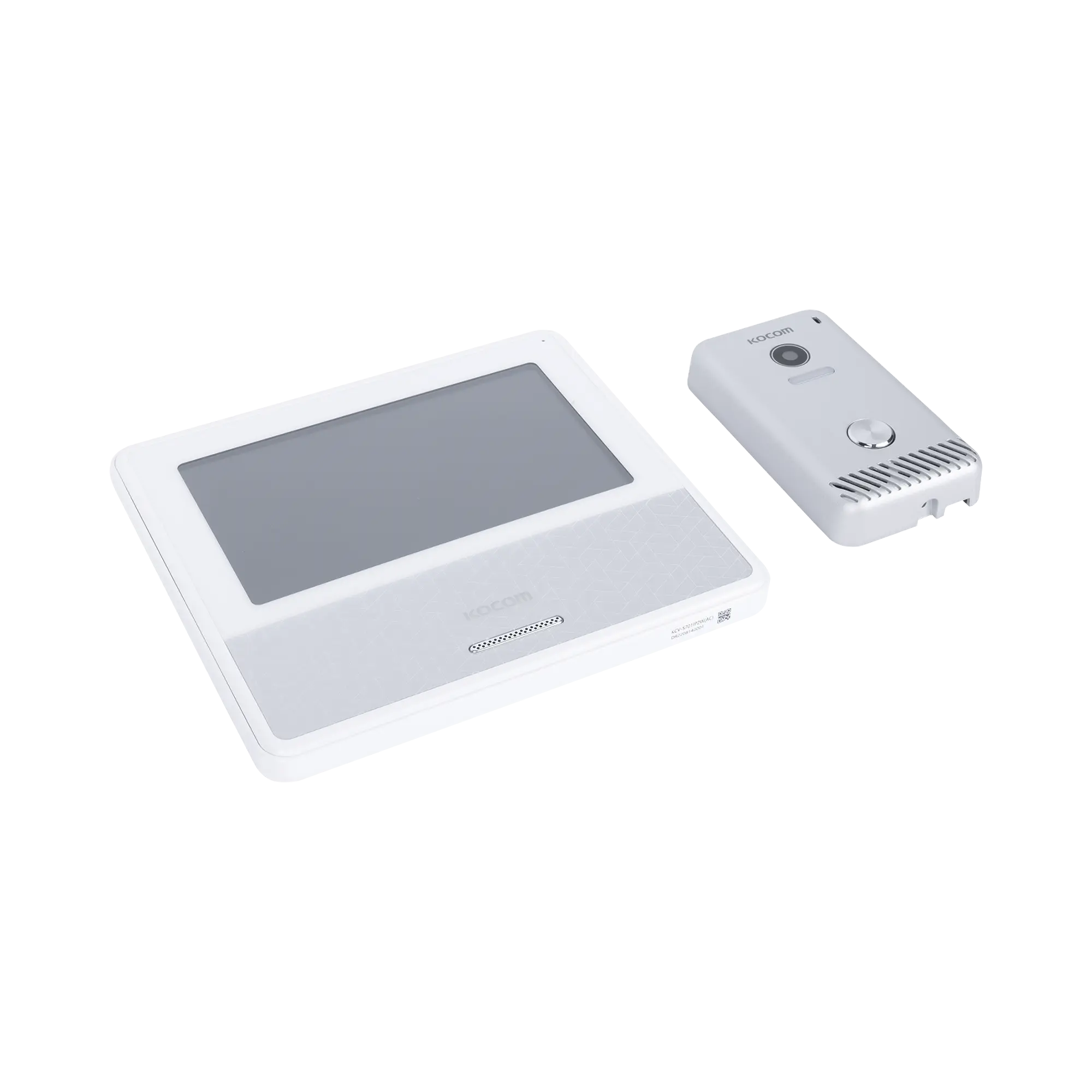 KIT DE VIDEOPORTERO IP COLOR BLANCO / Apertura con app / Súper elegante / Monitor WIFI / Alimentación 110vca