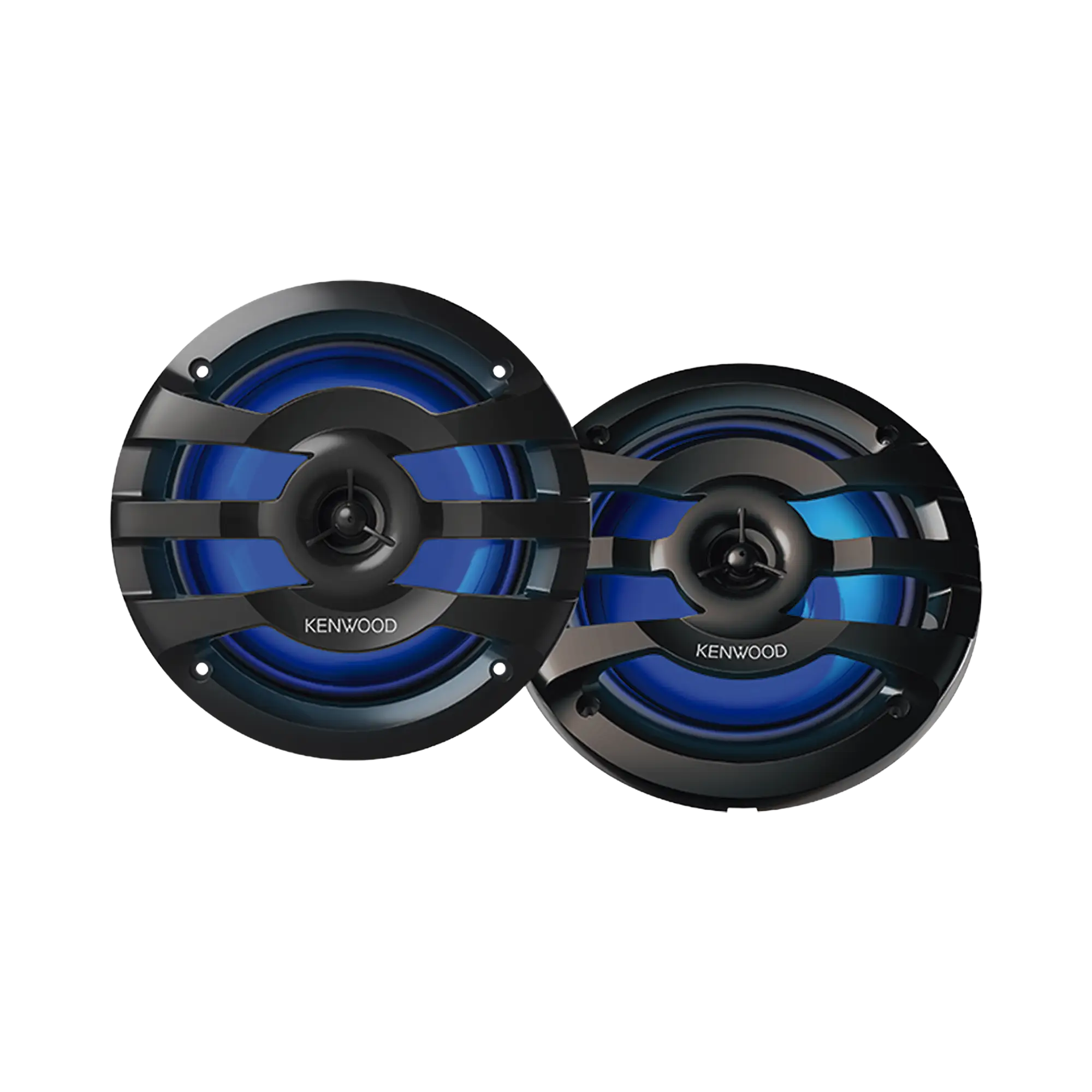 Par de altavoces fabricados en grado marinos en rejilla color negro de 6.5″ con iluminación led, potencia máxima de 260 W