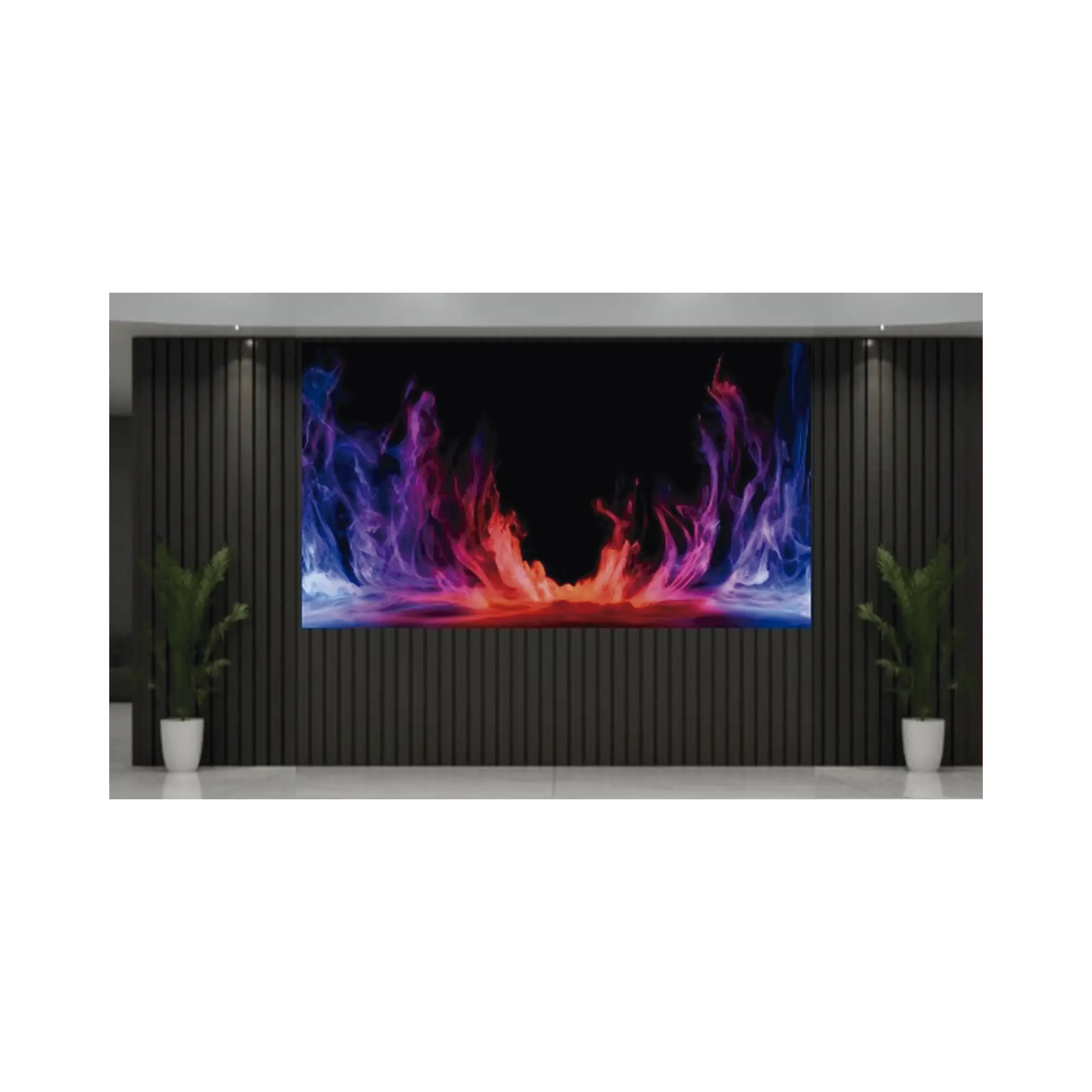 Kit de Videowall LED pitch 1.8 / 3.0 x 1.68 Metros / Resolución 1600 x 900 / Instalación a Pared