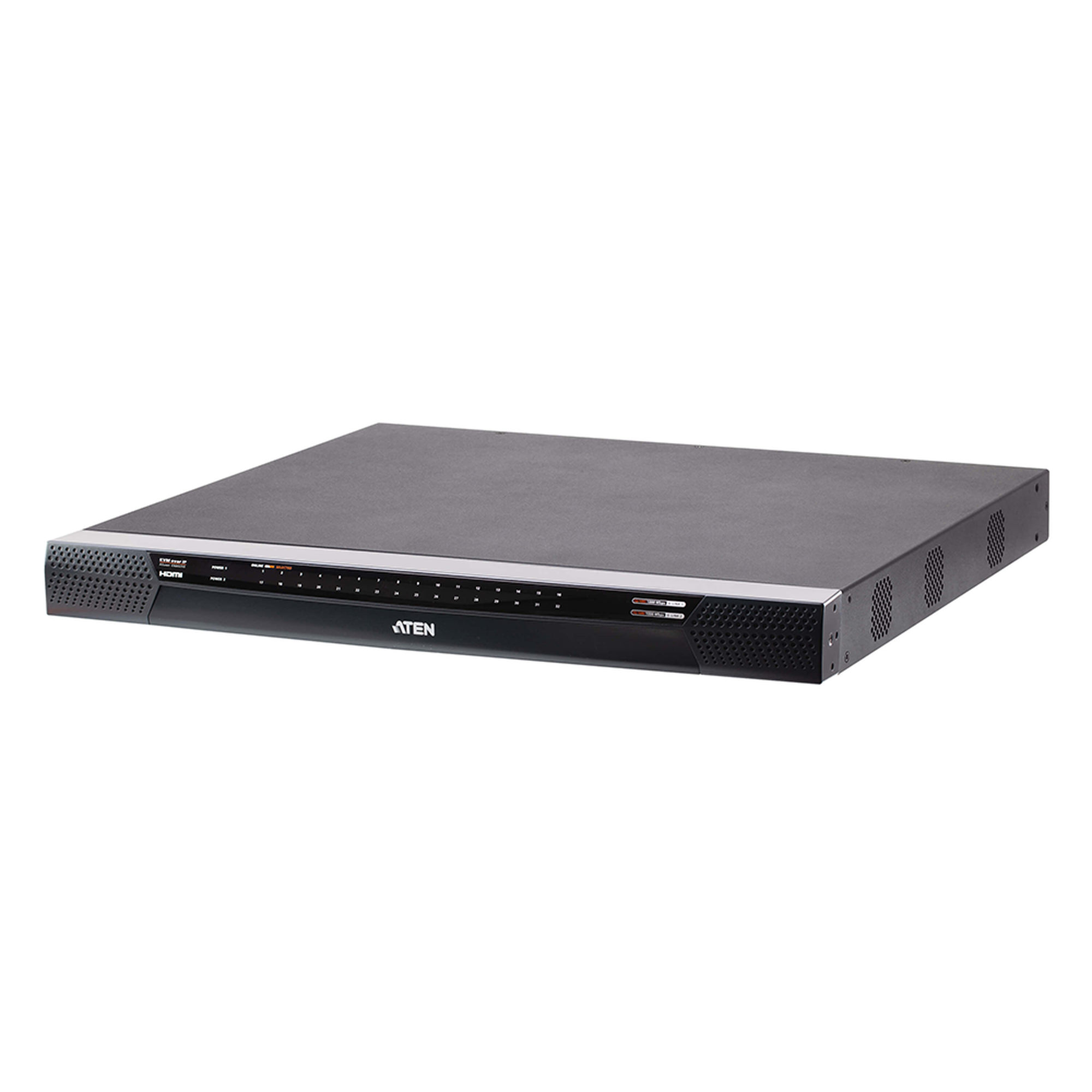 Conmutador KVM sobre IP de 32 puertos con múltiples interfaces y acceso compartido 1 local/8 remoto