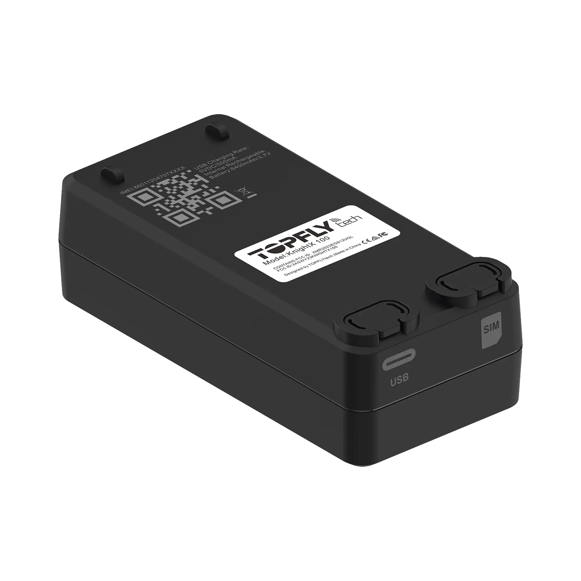 GPS / Receptor de Activos en Tiempo Real / KnightX 100 / Batería Recargable / Aplicaciones Amplias / GPS 4G / Botón de Pánico / Sonda de Temperatura Externa Opcional