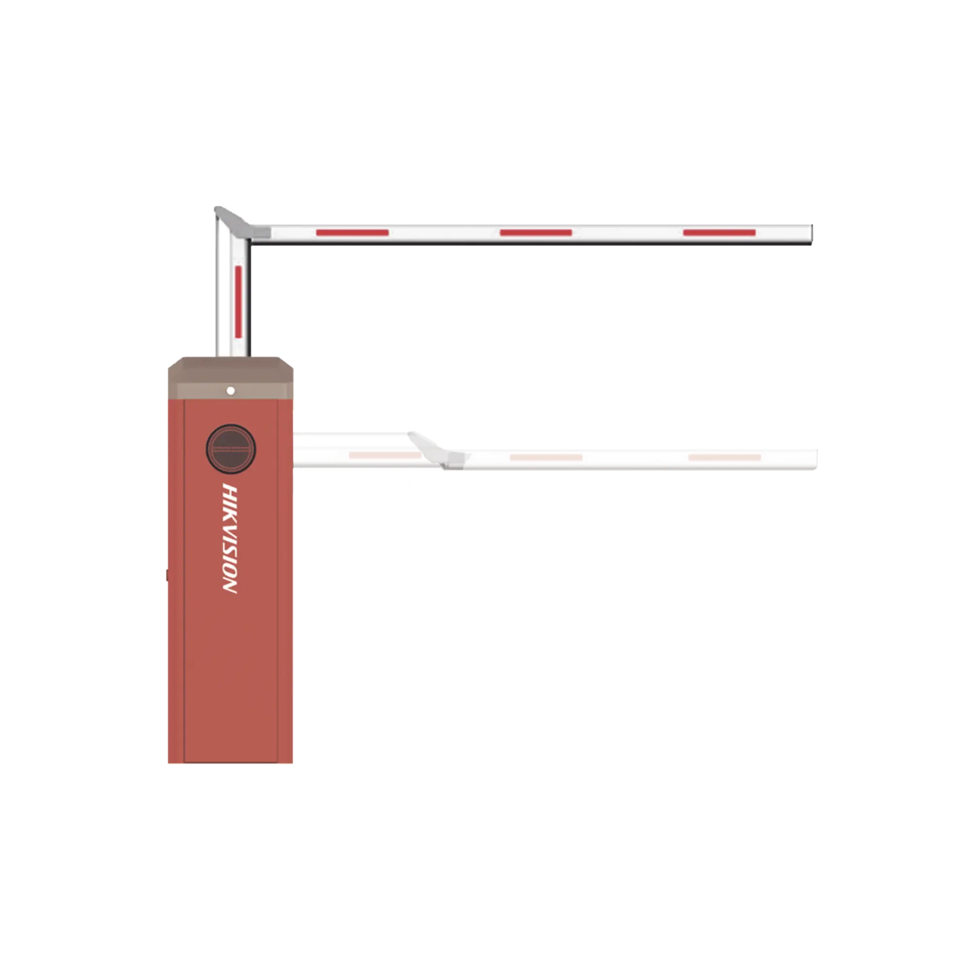 Barrera USO INTENSIVO con Brazo Articulado de 4 mts / Motor Brushless el más Alto Desempeño / MCBF 5,000,000 / Pintura AV AntiEstática y Calibre Grueso en Gabinete