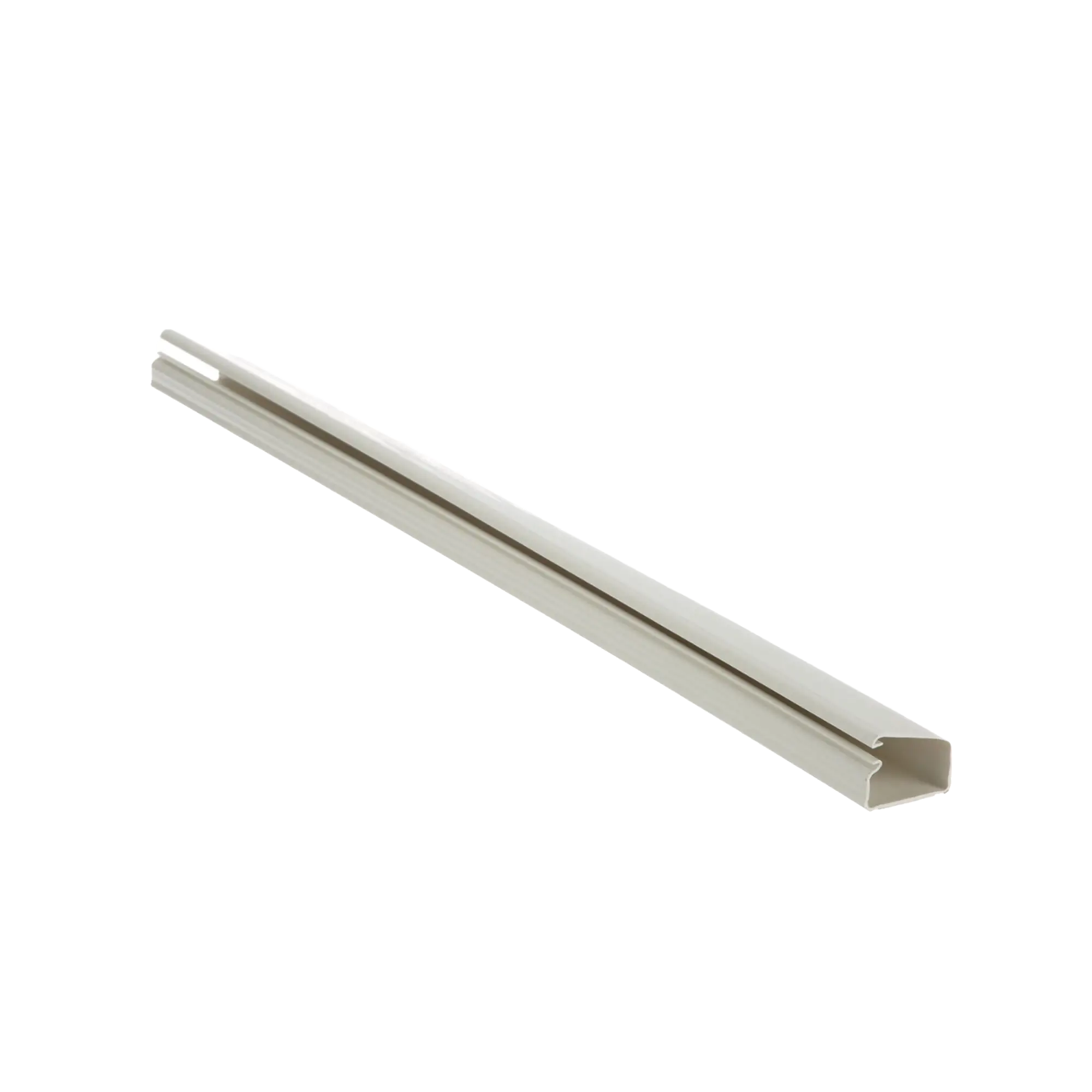 Canaleta LD10 de PVC rígido, con cinta adhesiva para instalación sin herramientas, de 38.4 x 24 x 3048 mm, Color Blanco Mate