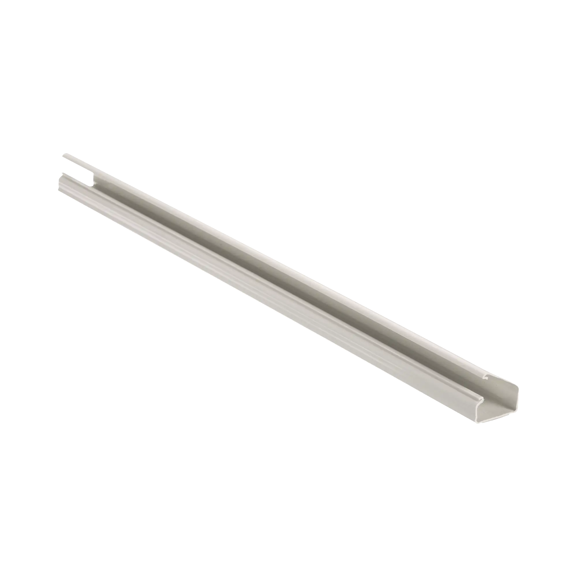 Canaleta LD10 de PVC rĂgido, con cinta adhesiva para instalaciĂłn sin herramientas, de 38.4 x 24 x 1828.8 mm, Color Blanco Mate