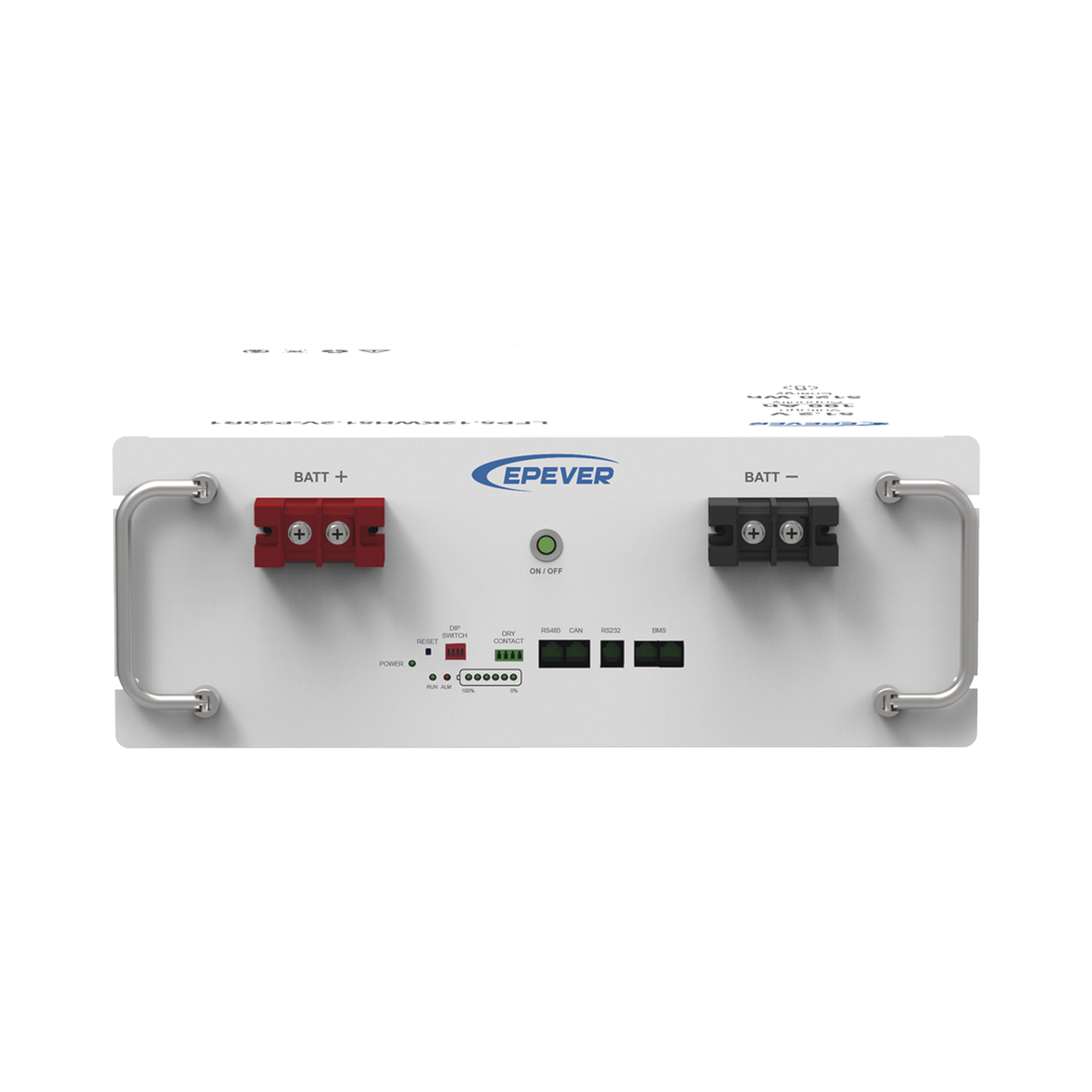 BaterÃa de Litio LiFePO4 51.2Vcc, 5.12Kwh, Rack 4UR para Montaje en Rack,