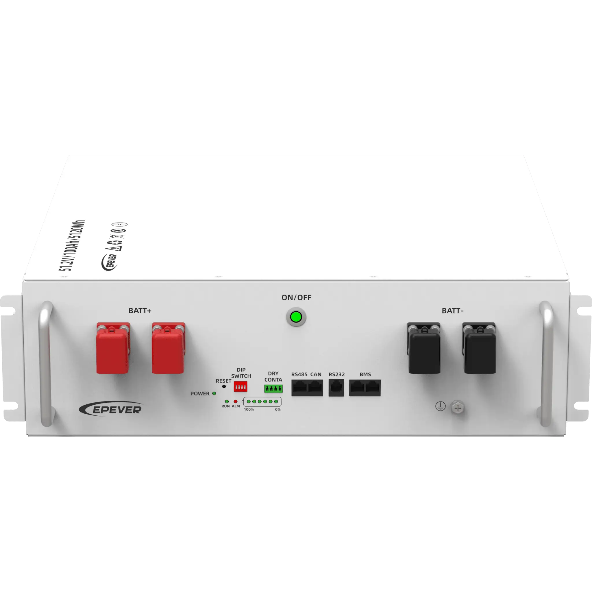 BaterÃa de Litio LiFePO4 51.2Vcc, 5.12Kwh, 4UR
