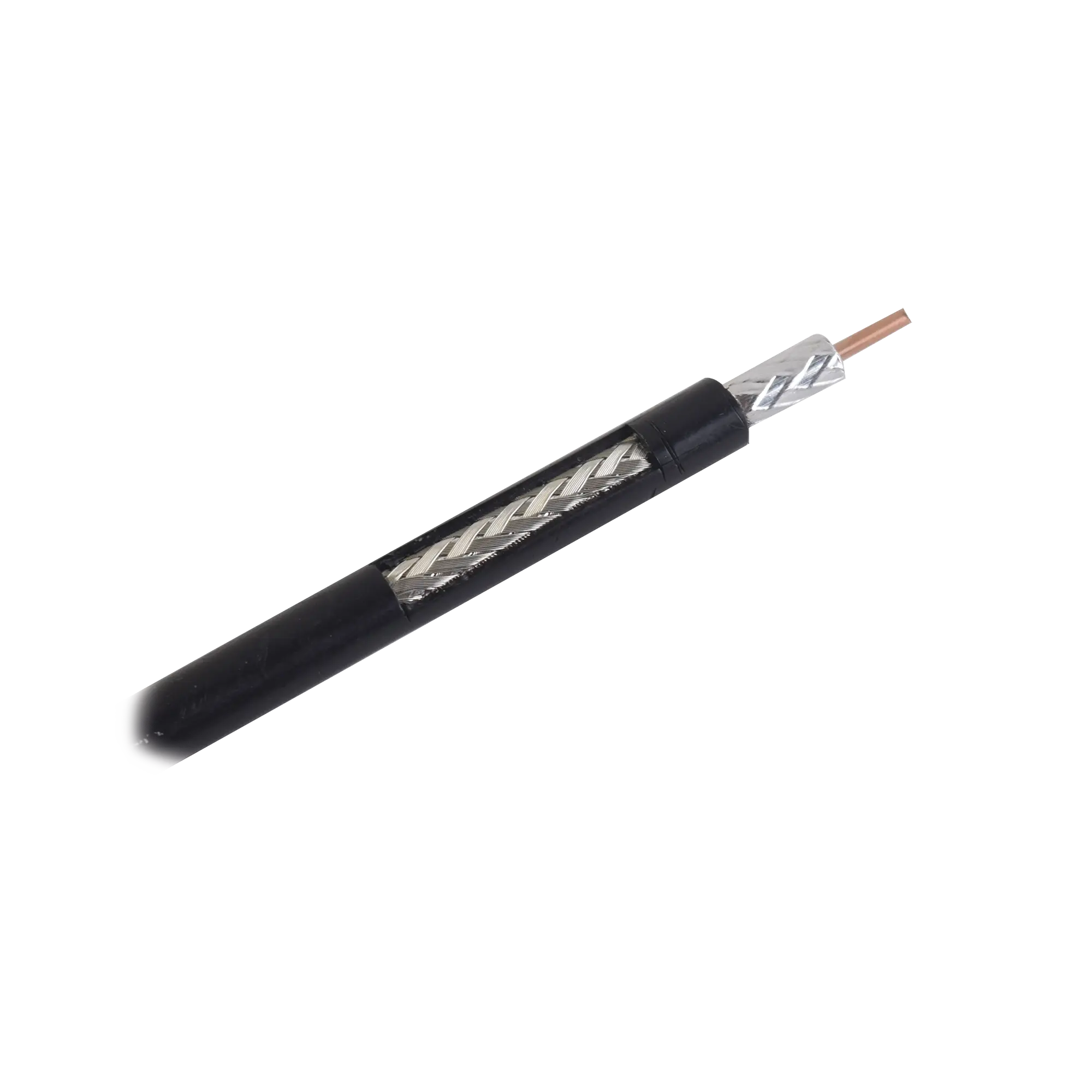 Tramo de 5 metros de Cable Coaxial RG-8X de Baja pérdida, Conductor Central de Cobre, 50 Ohms
