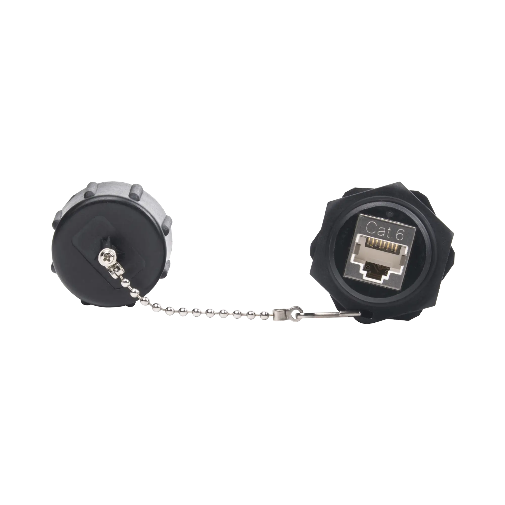 Jack Industrial RJ45 CategorÃa 6 Blindado, IP67 (Waterproof)