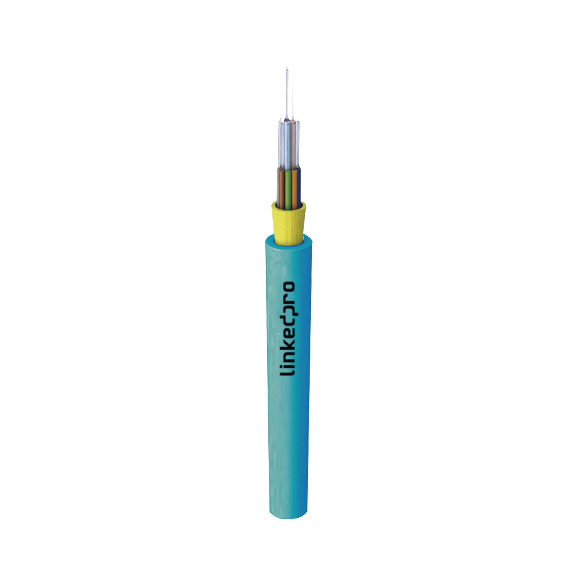Cable de Fibra Óptica Multimodo OM4 50/125, 6 hilos, para Interior, Tight Buffer 900µm, OFNR Riser, Dieléctrica, Precio Por Metro, (Hasta 2000 metros en un solo tramo de cable)