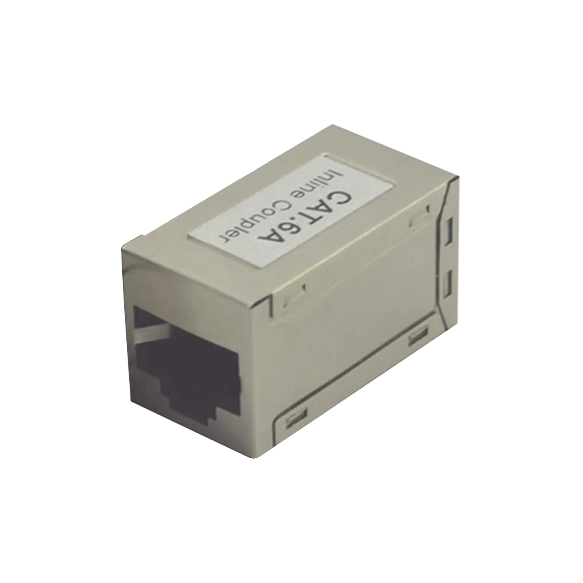 Acoplador STP Cat6A hembra RJ45 a RJ45 hembra