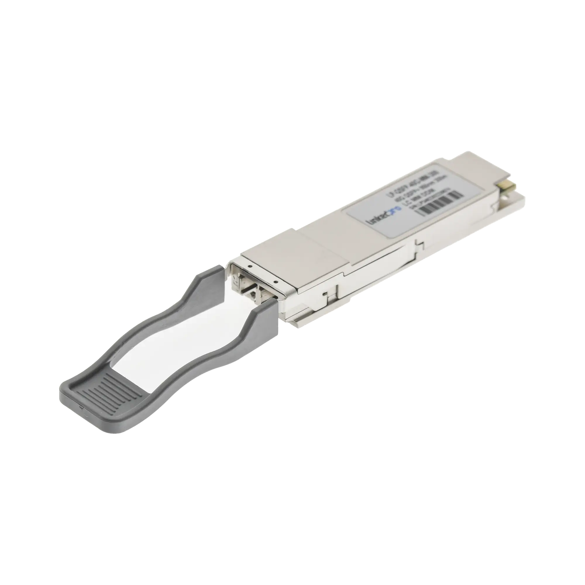 Transceptor Óptico QSFP+ (Mini-Gbic) / Multimodo 850 nm / 40 Gbps / 40GBASE-SWDM4 / Conectores LC/UPC Dúplex / DDM / Hasta 300 m