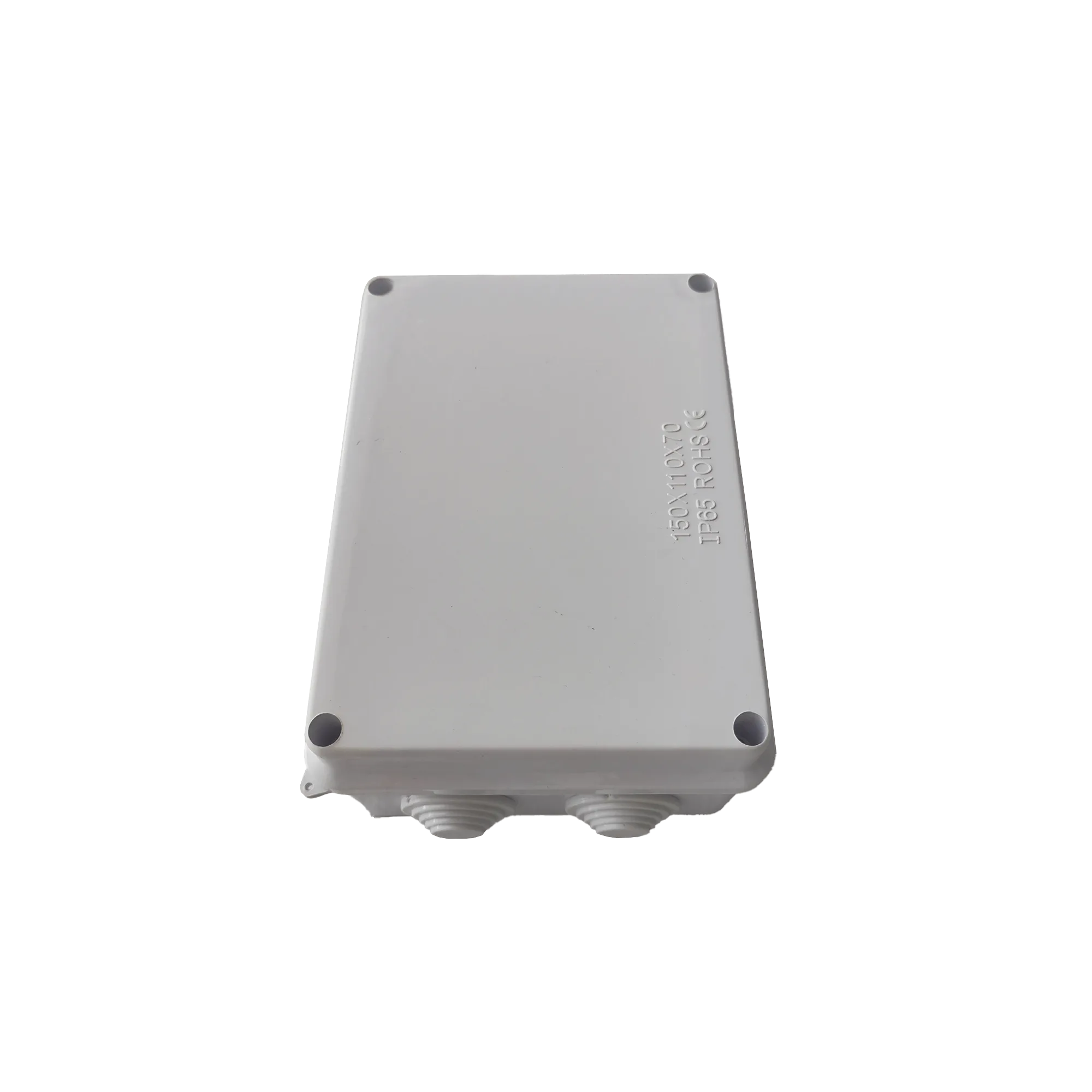 Caja de Conexiones Impermeable IP65, 10 Entradas, Dimensiones 150 x 110 x 70 mm, para Instalaciones Industriales, Comerciales y Residenciales, Incluye TornillerĂa para su InstalaciĂłn