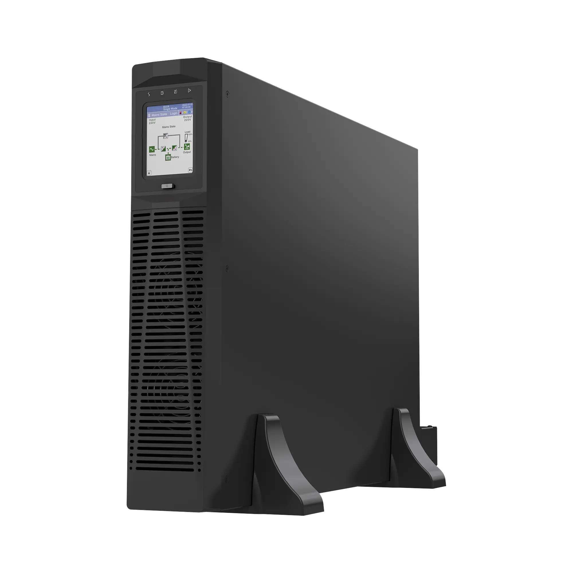 UPS de 10 kVA, Online Doble Conversión, 200 – 240 Vac de Entrada, Fase Única, Sin Baterías con Kit de Cables de Conexión de Baterías
