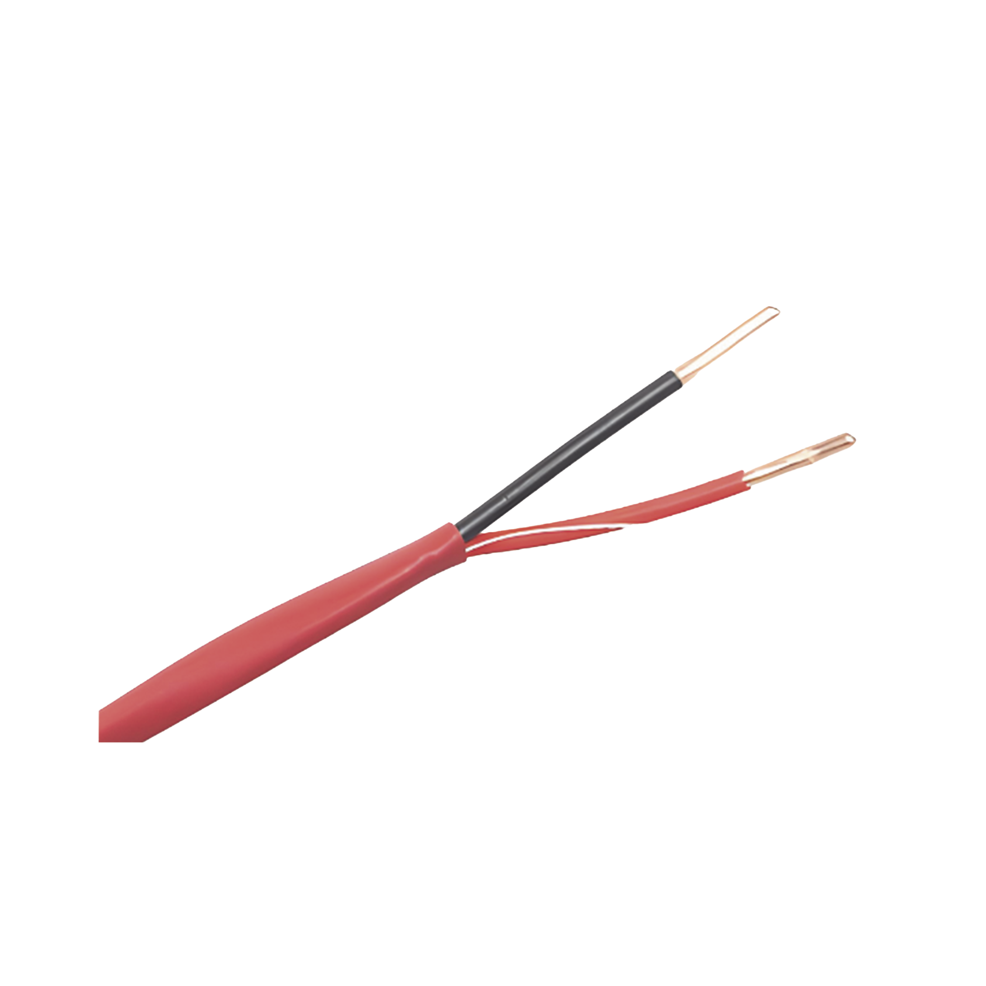 Alambre de Alarma contra Incendios – Bobina de 305 Metros: 2 x 18 AWG, Rojo, Tipo FPLR, (UL) FT4, Ideal para Sistemas de Detección y Evacuación de Incendios