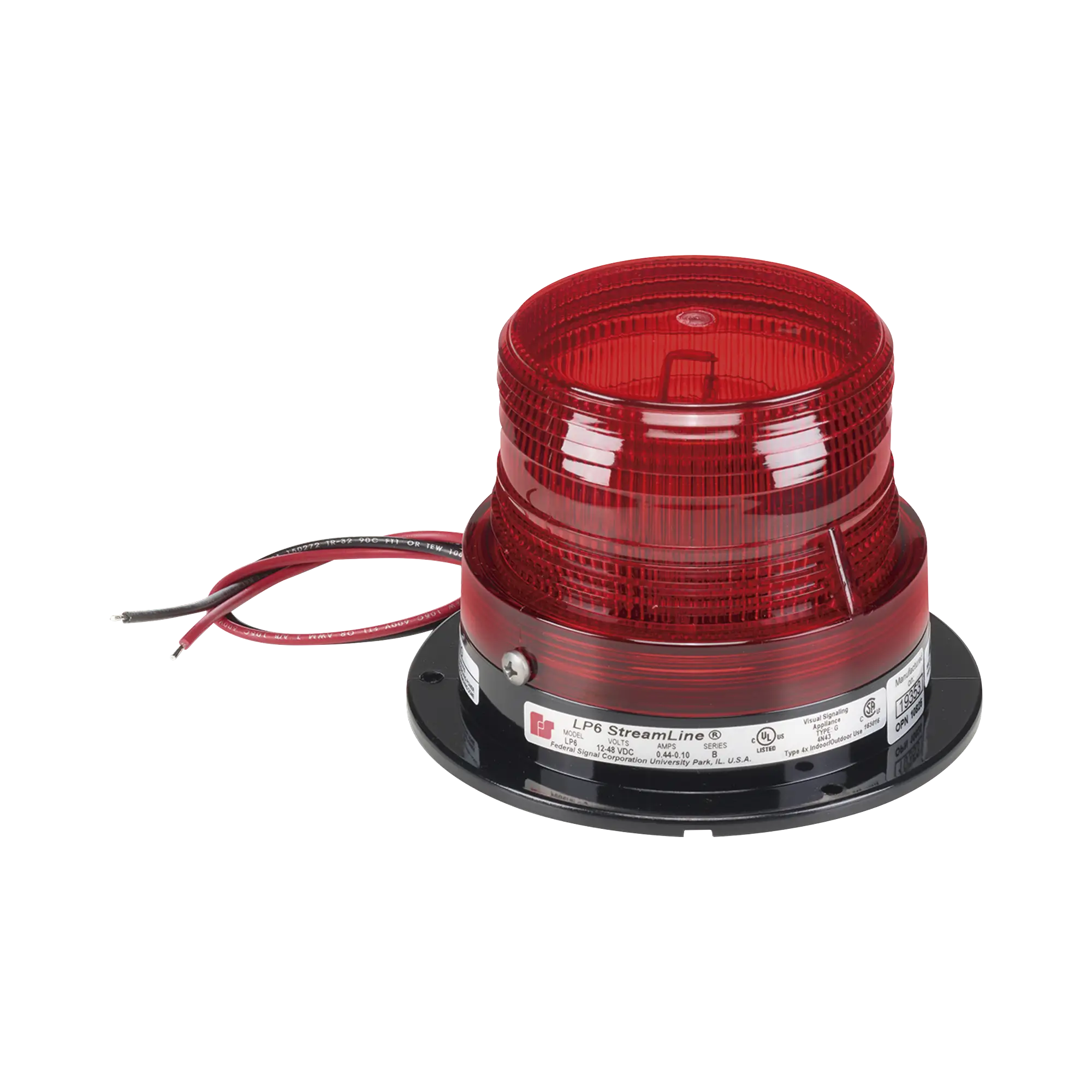 Estrobo Serie Streamline, Mini, 120 Vca, Rojo
