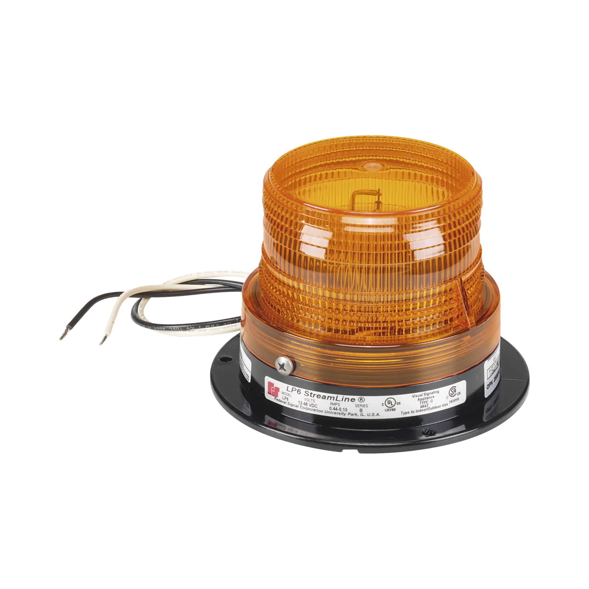 Estrobo streamline, mini, 120-240 Vca, ambar