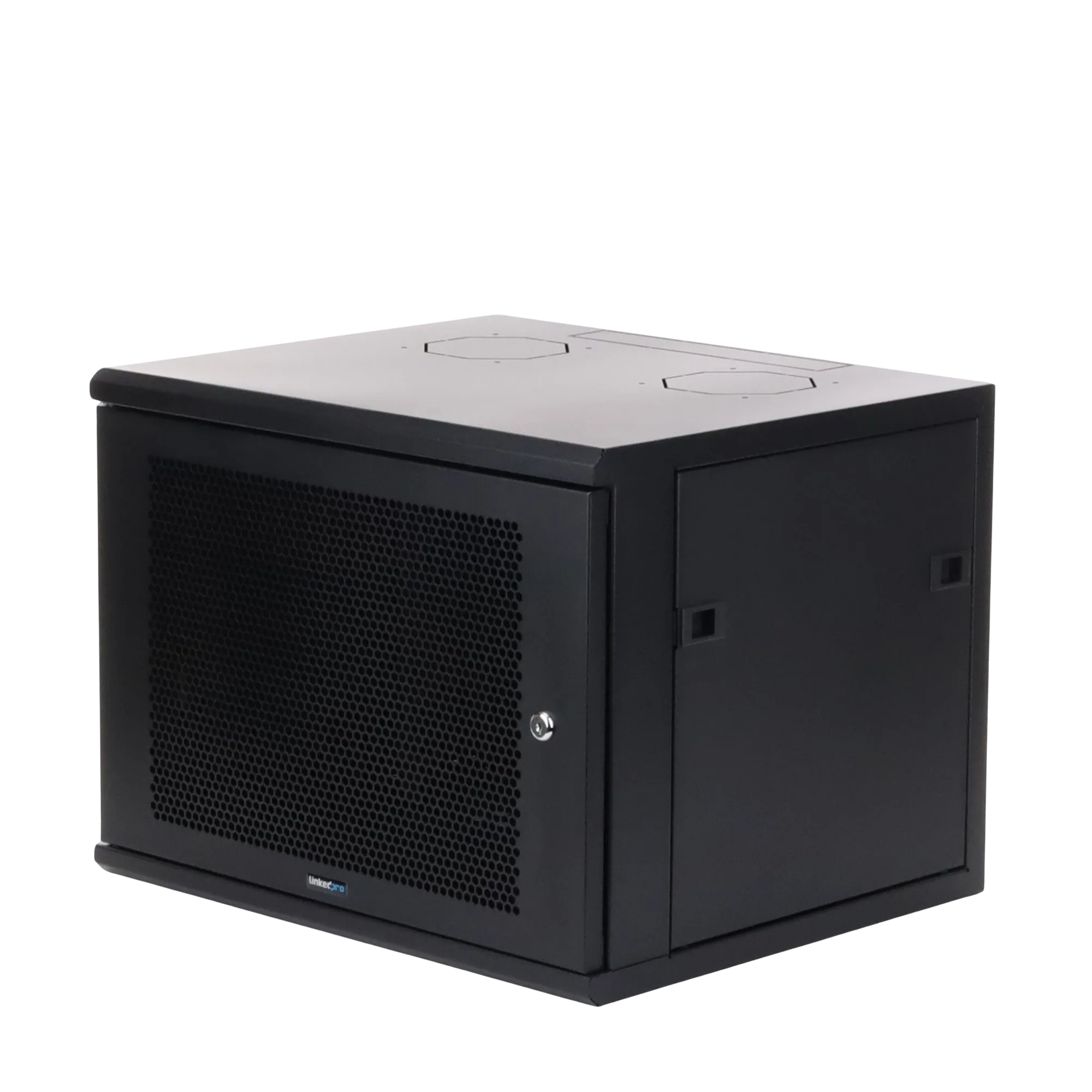 Gabinete Linkedpro de Montaje en Pared, de 19in, Puerta Perforada, 6 UR, 340 mm de Profundidad, Color Negro
