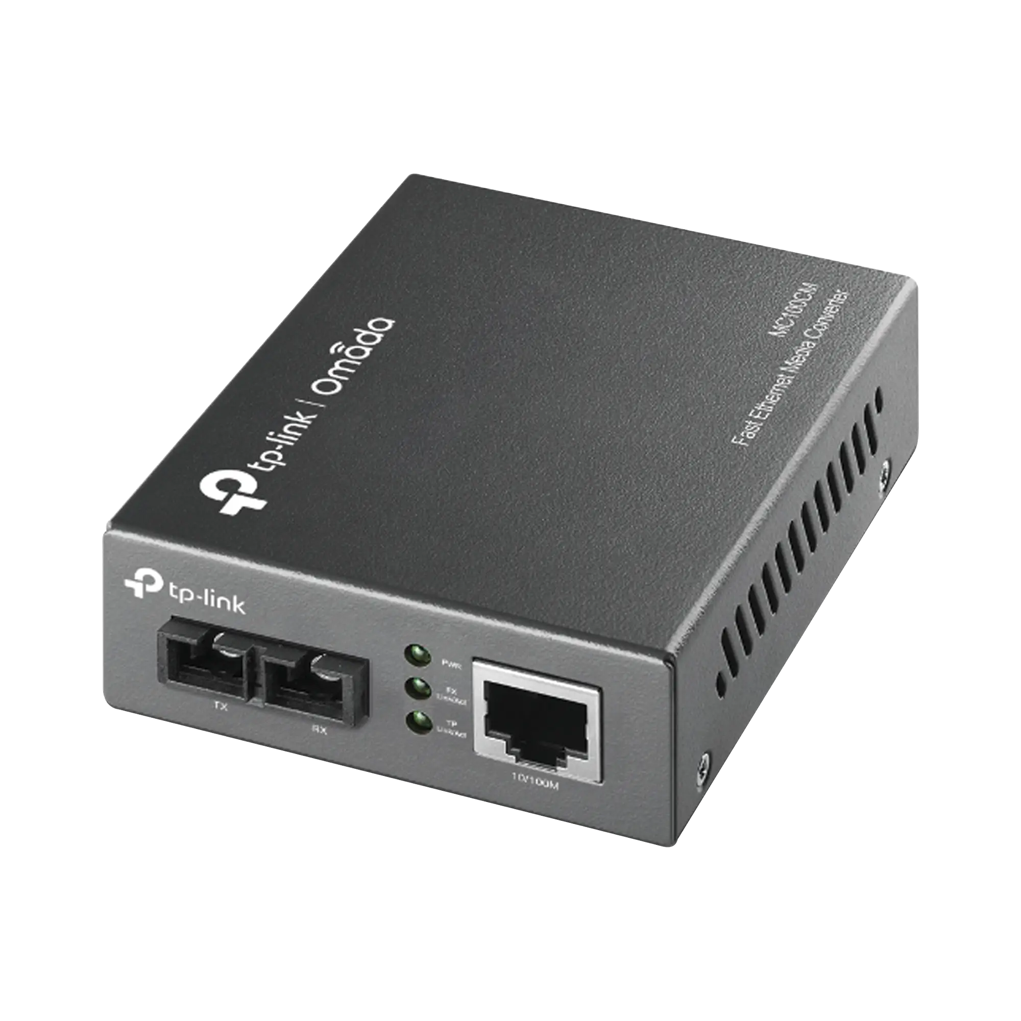 Convertidor Fibra Óptica Multimodo / 1 Puerto RJ45 10/100 Mbps / Puerto Fibra Óptica SC 100 Mbps / Hasta 2 Km / Plug and Play