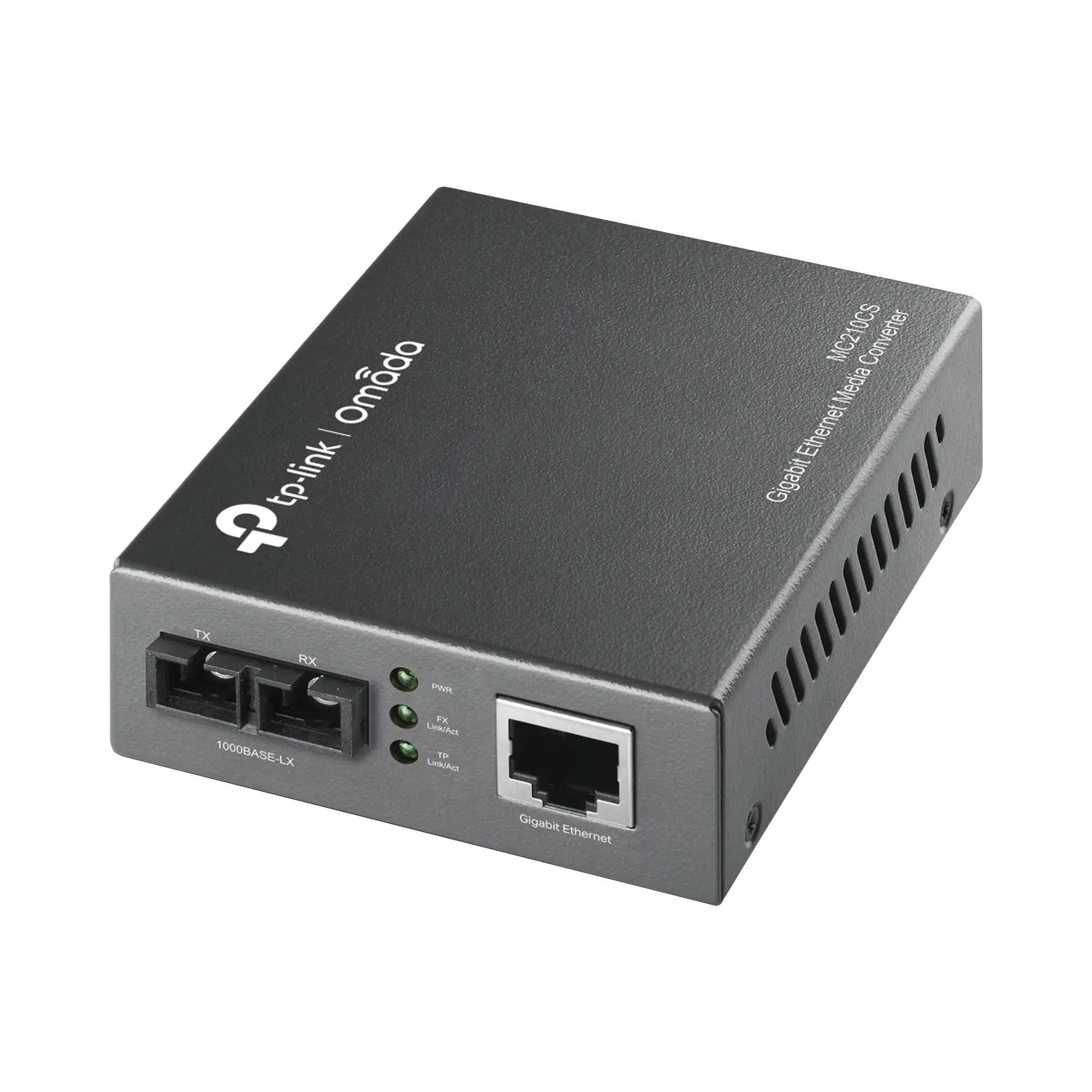 Convertidor Fibra Óptica Monomodo / 1 Puerto RJ45 10/100/1000 Mbps / Puerto Fibra Óptica SC 1000 Mbps / Hasta 20 Km / Plug and Play